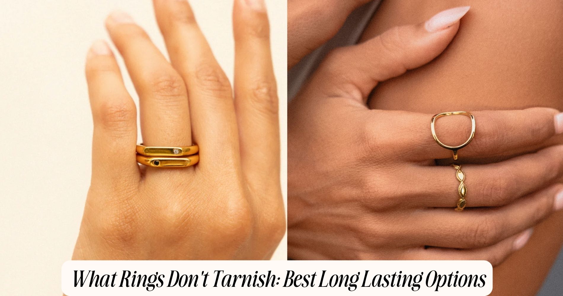 what rings don't tarnish