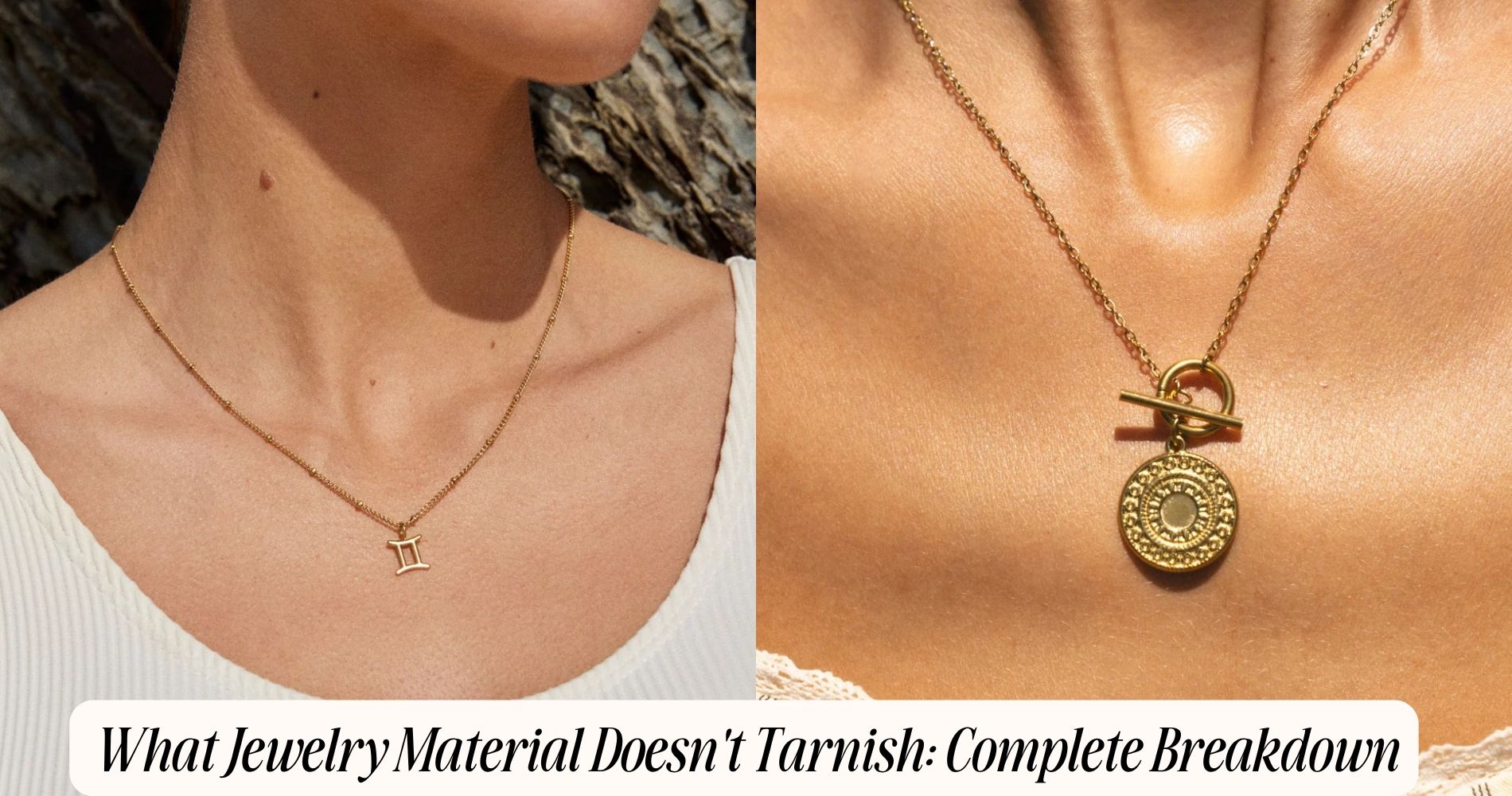what jewelry material doesn't tarnish