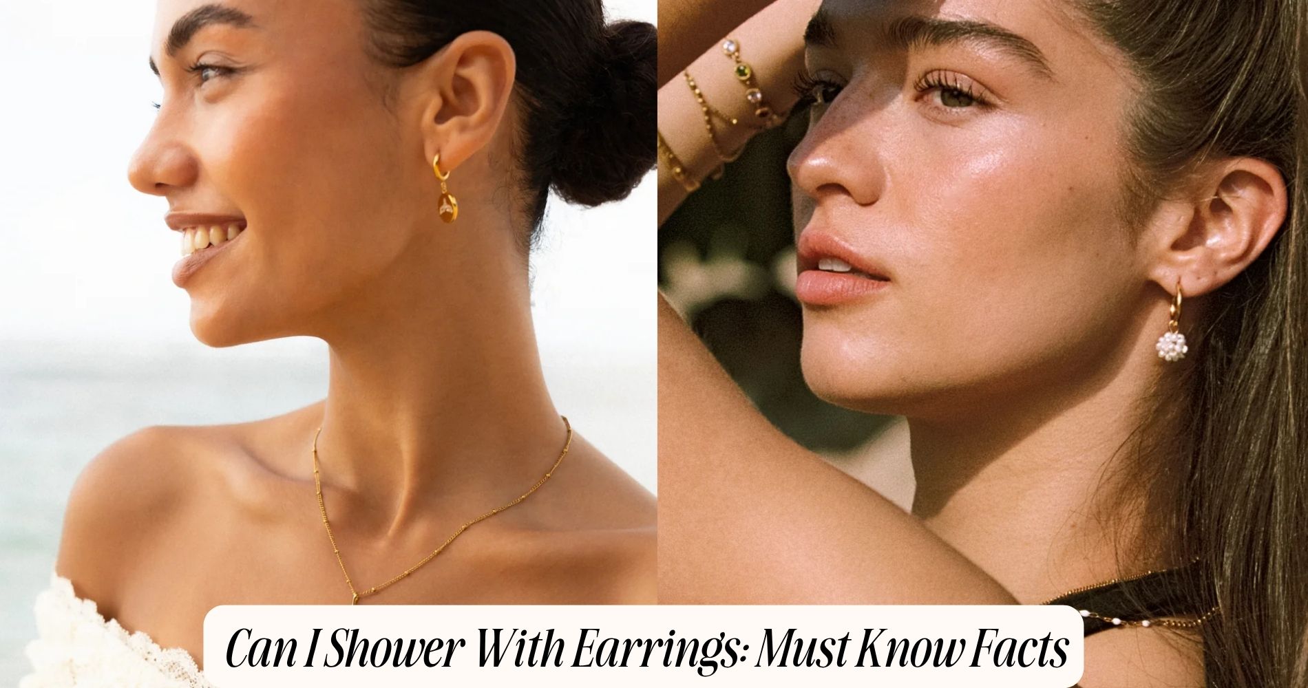 can i shower with earrings