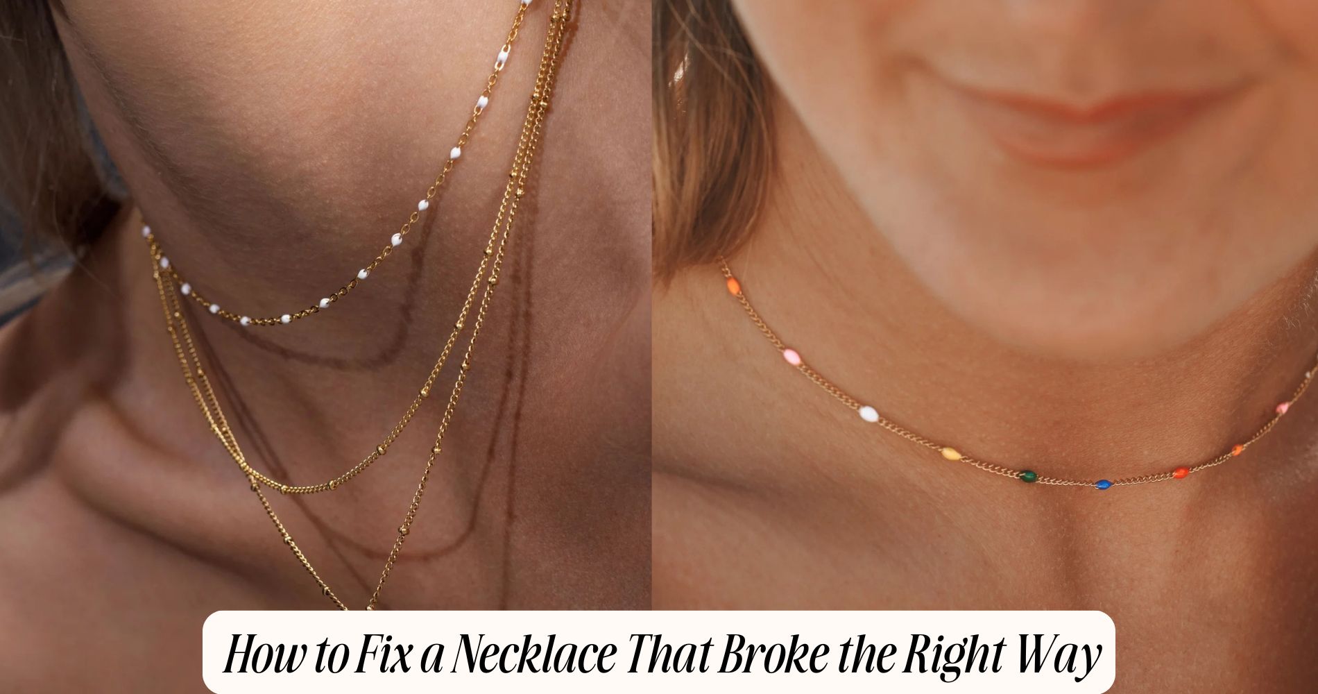 how to fix a necklace that broke