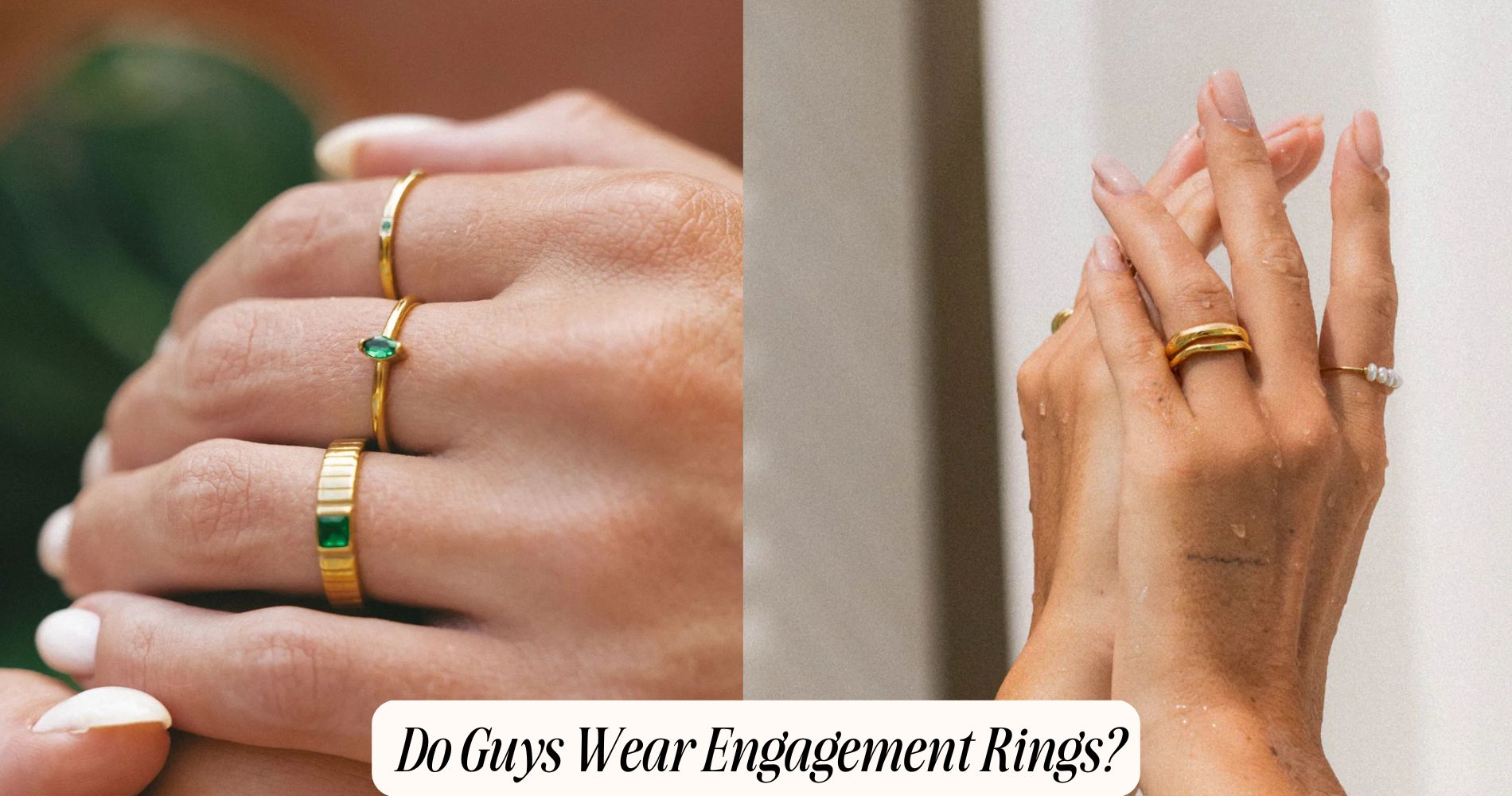 do guys wear engagement rings