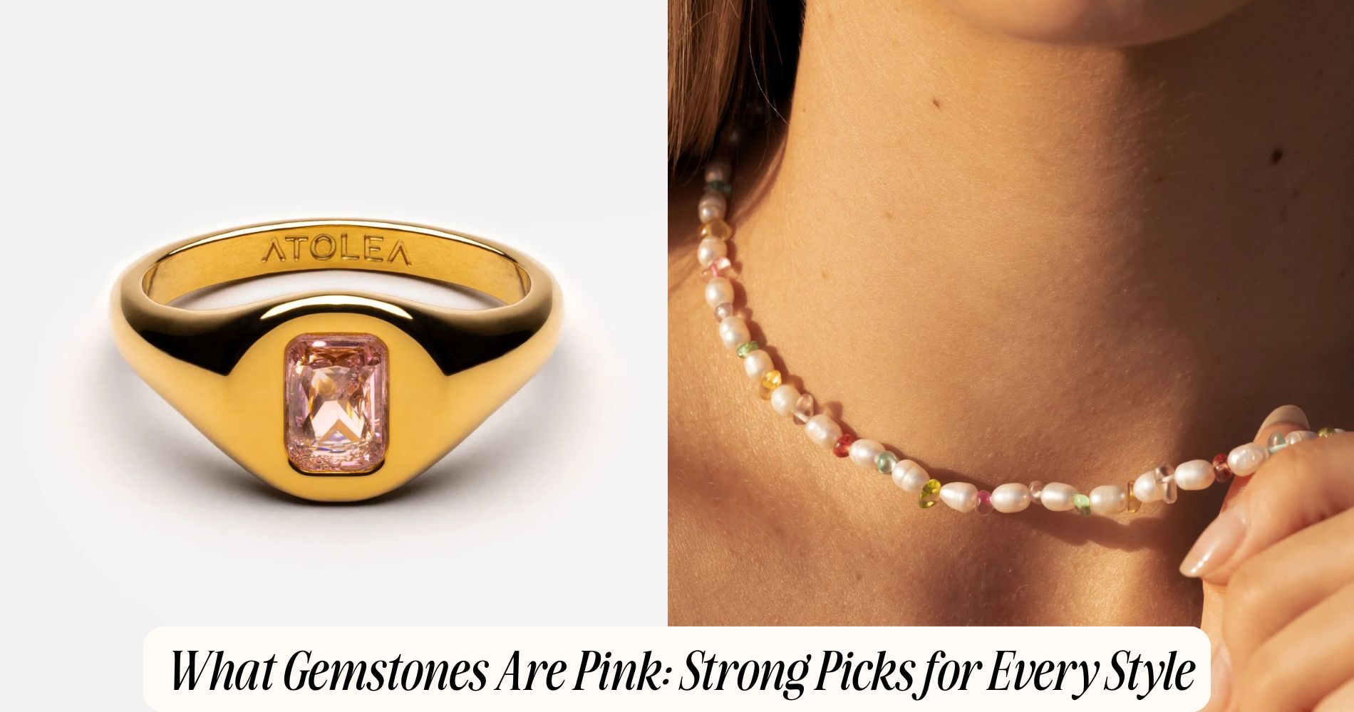 what gemstones are pink