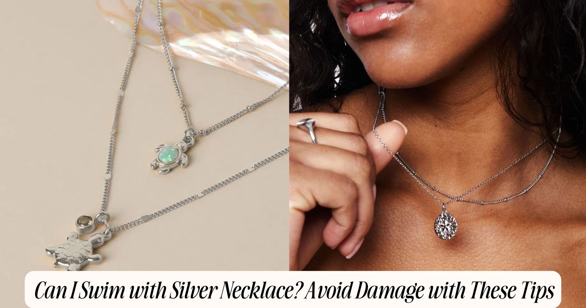 can i swim with silver necklace