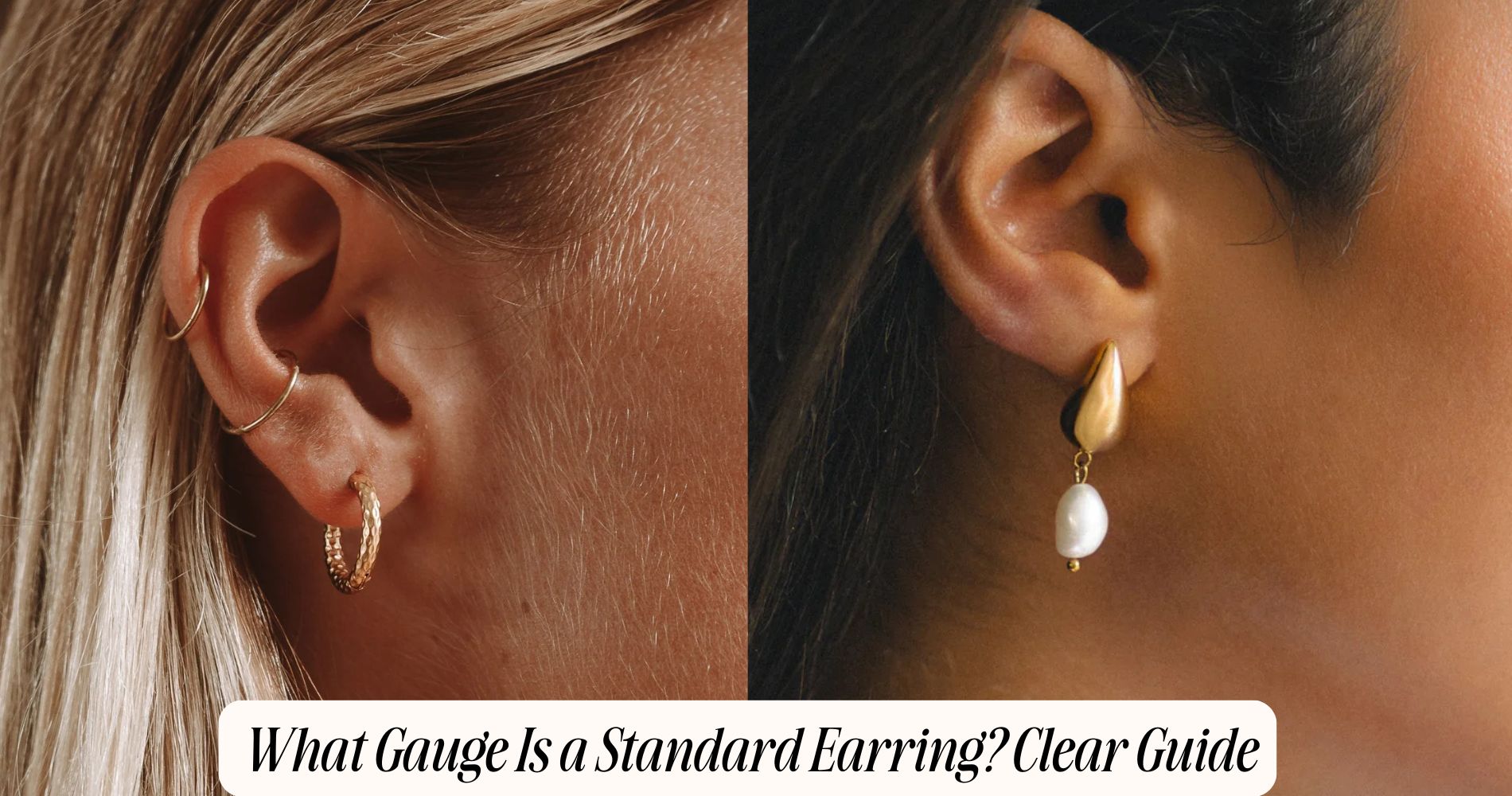 what gauge is a standard earring