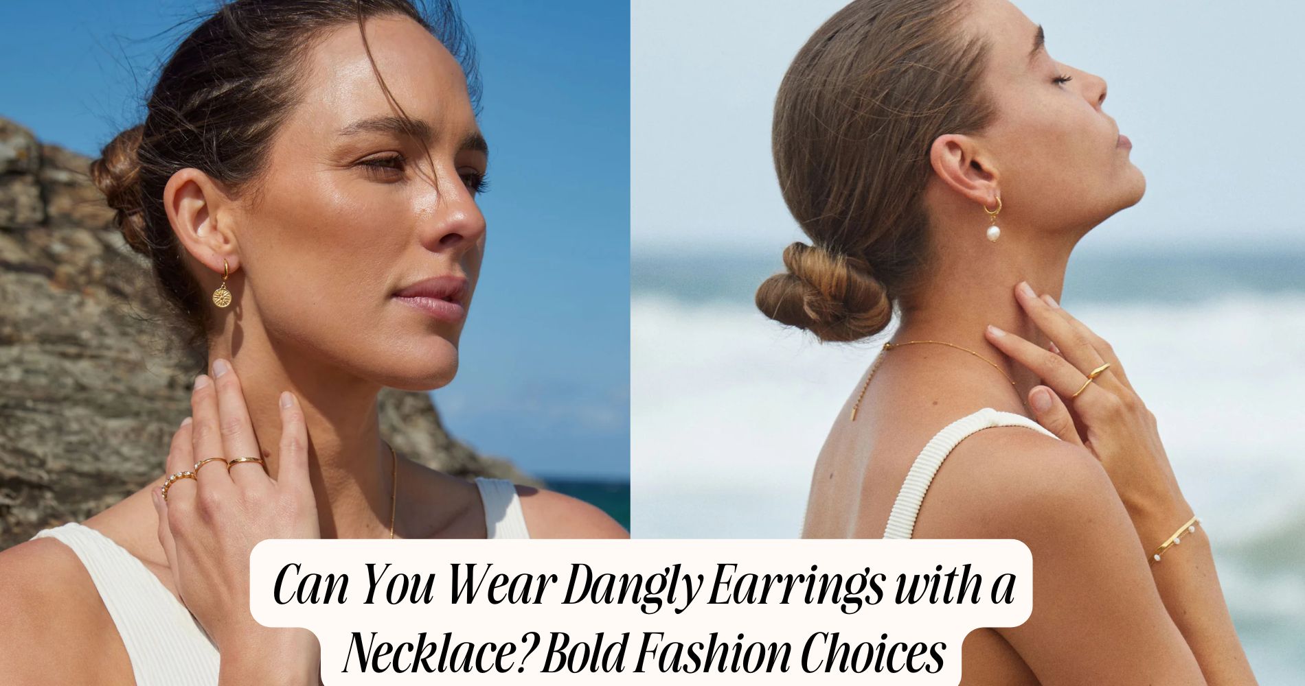 can you wear dangly earrings with a necklace