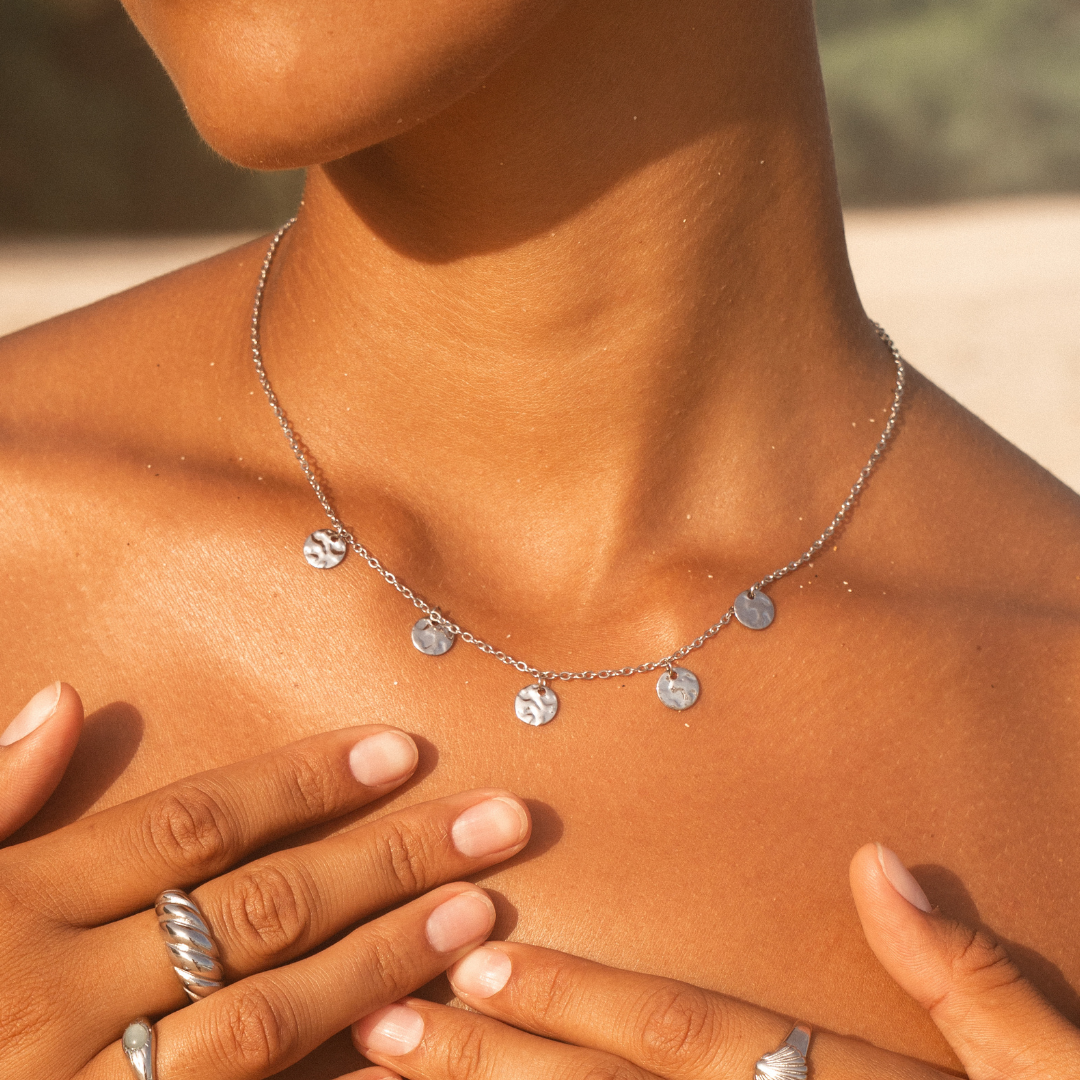 Sun Coins Choker