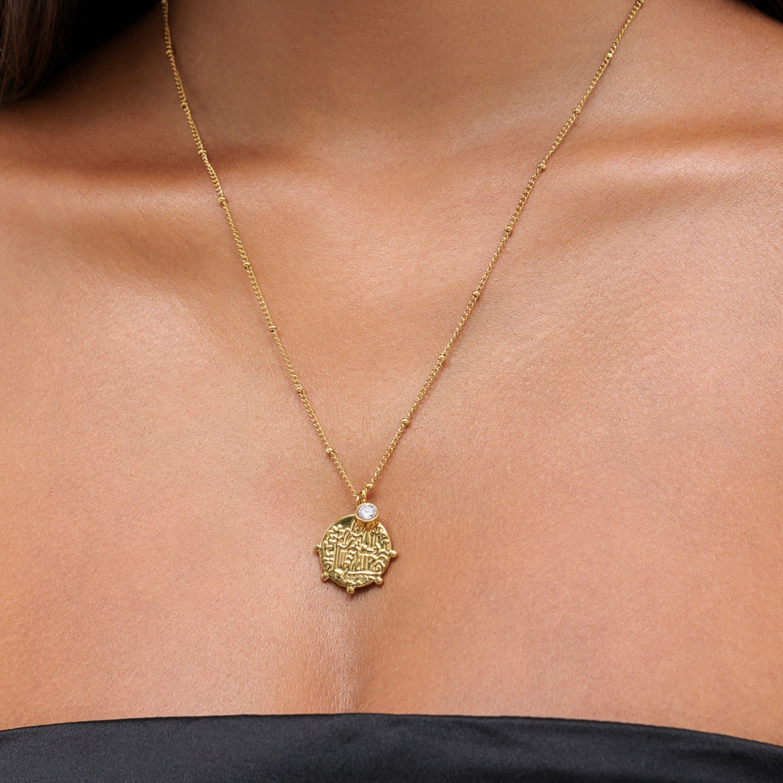 Antique Coin Necklace