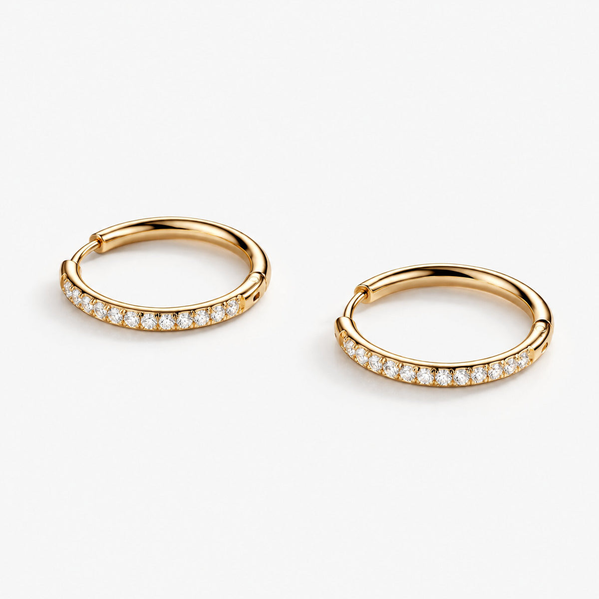 Big Pavé Hoops