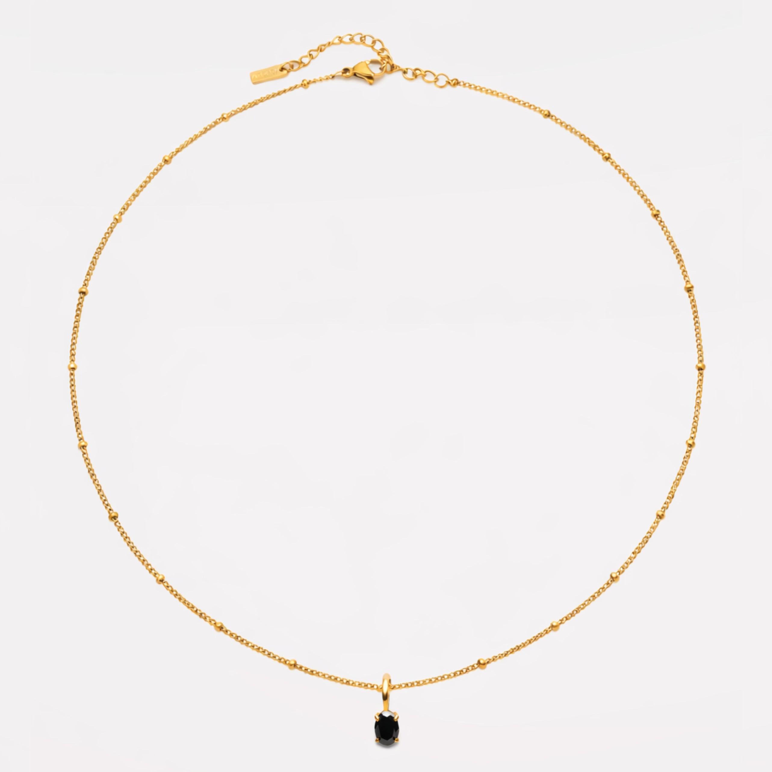 Black Stone Pendant