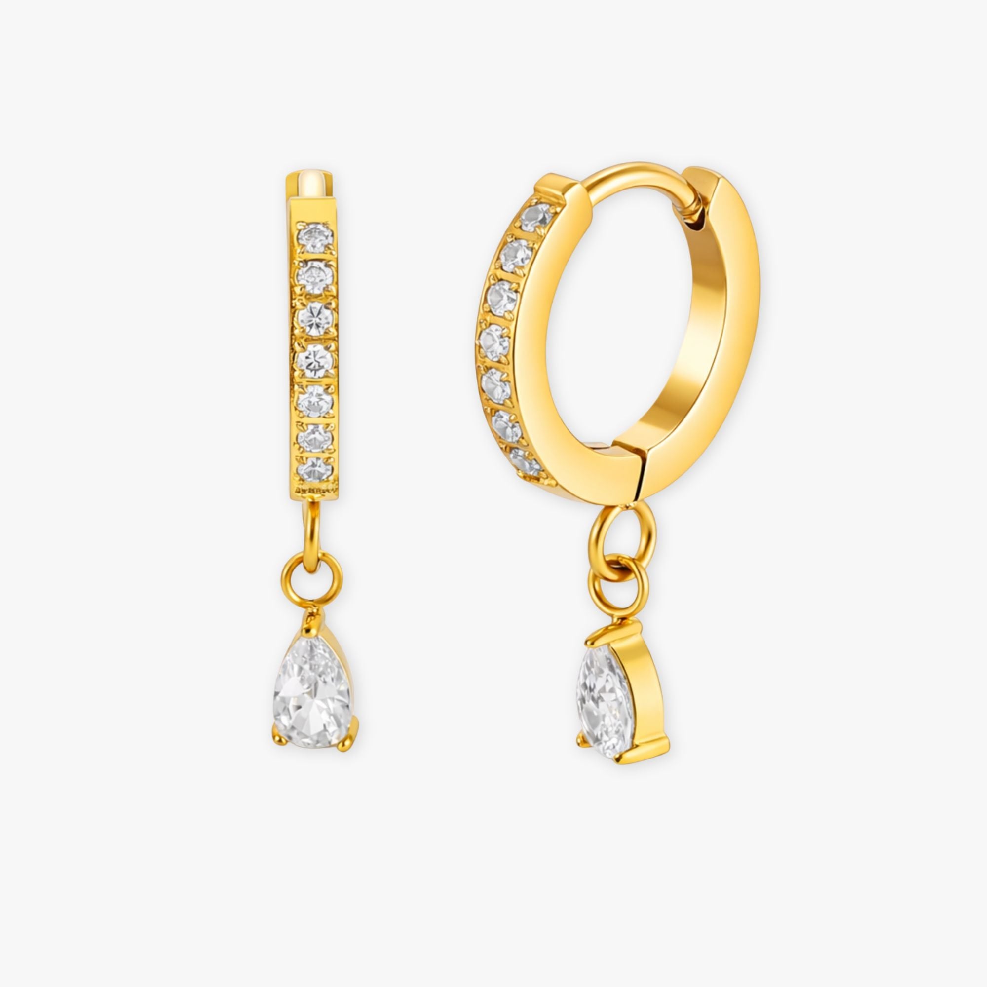 Drop Stone Earrings
