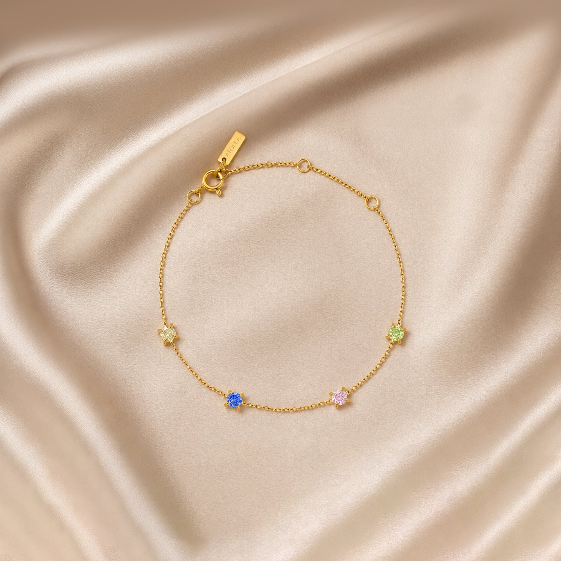 Family Gemstone Bracelet