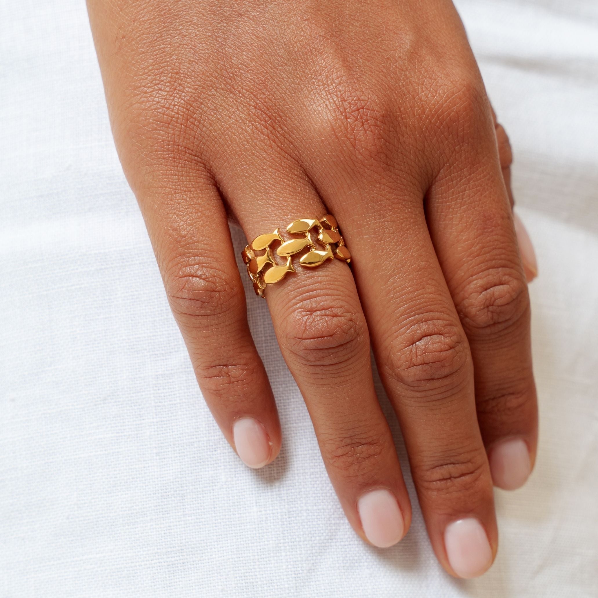 Gold Fish Ring
