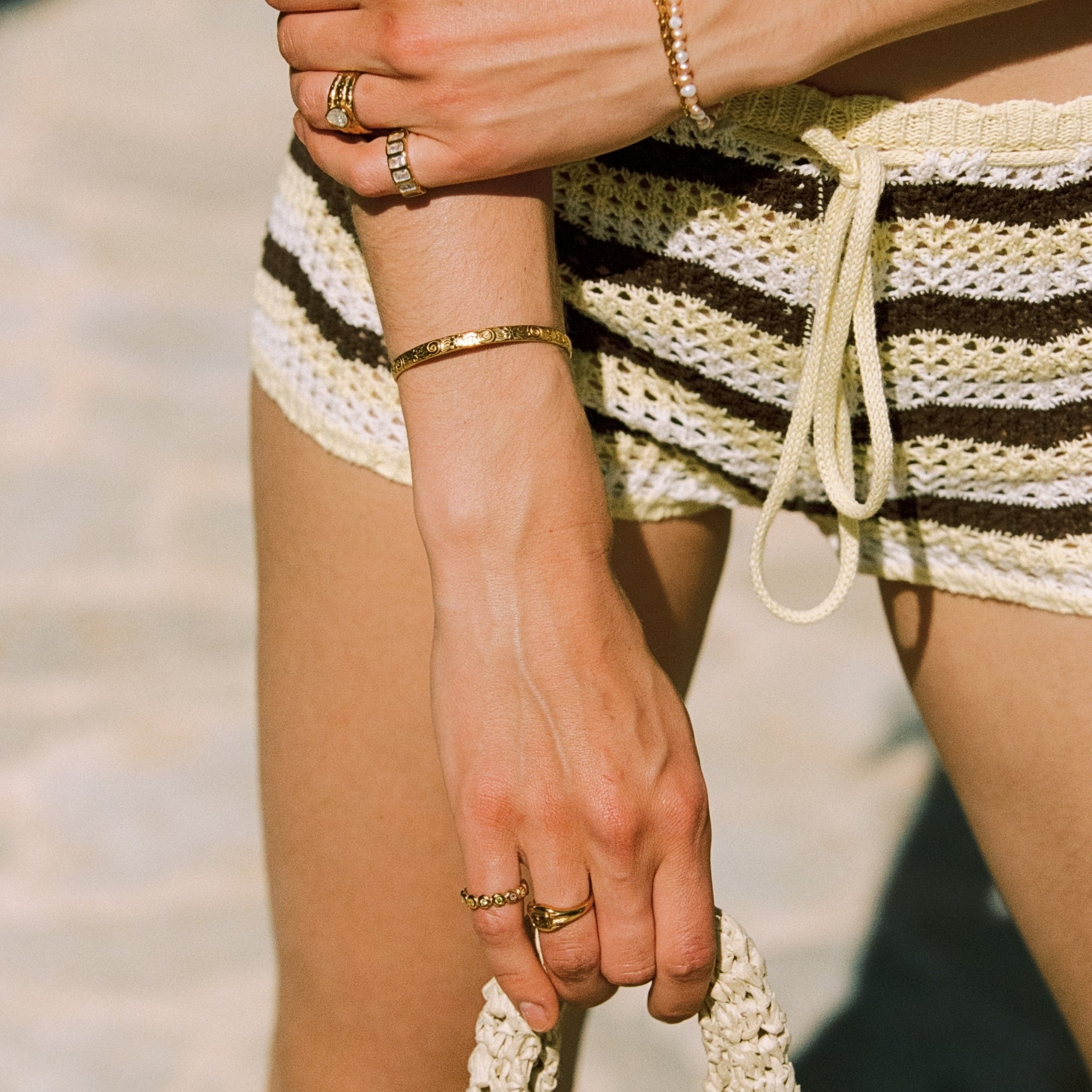 Flora Chain Cuff