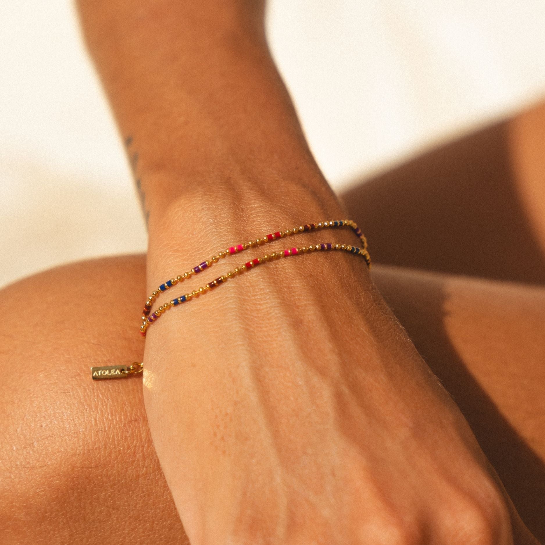 Gold Rainbow Bracelet