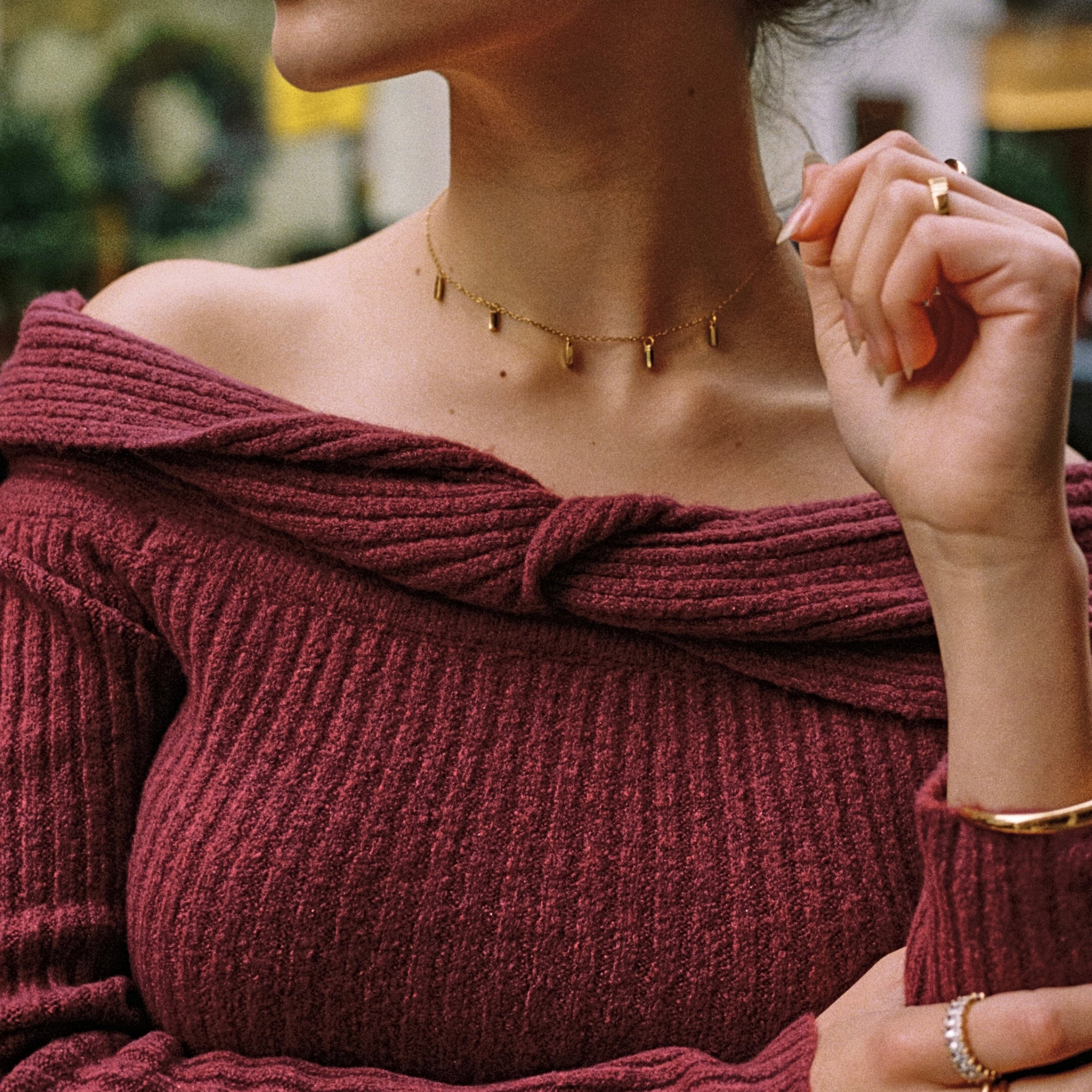 Green Gemstone Choker