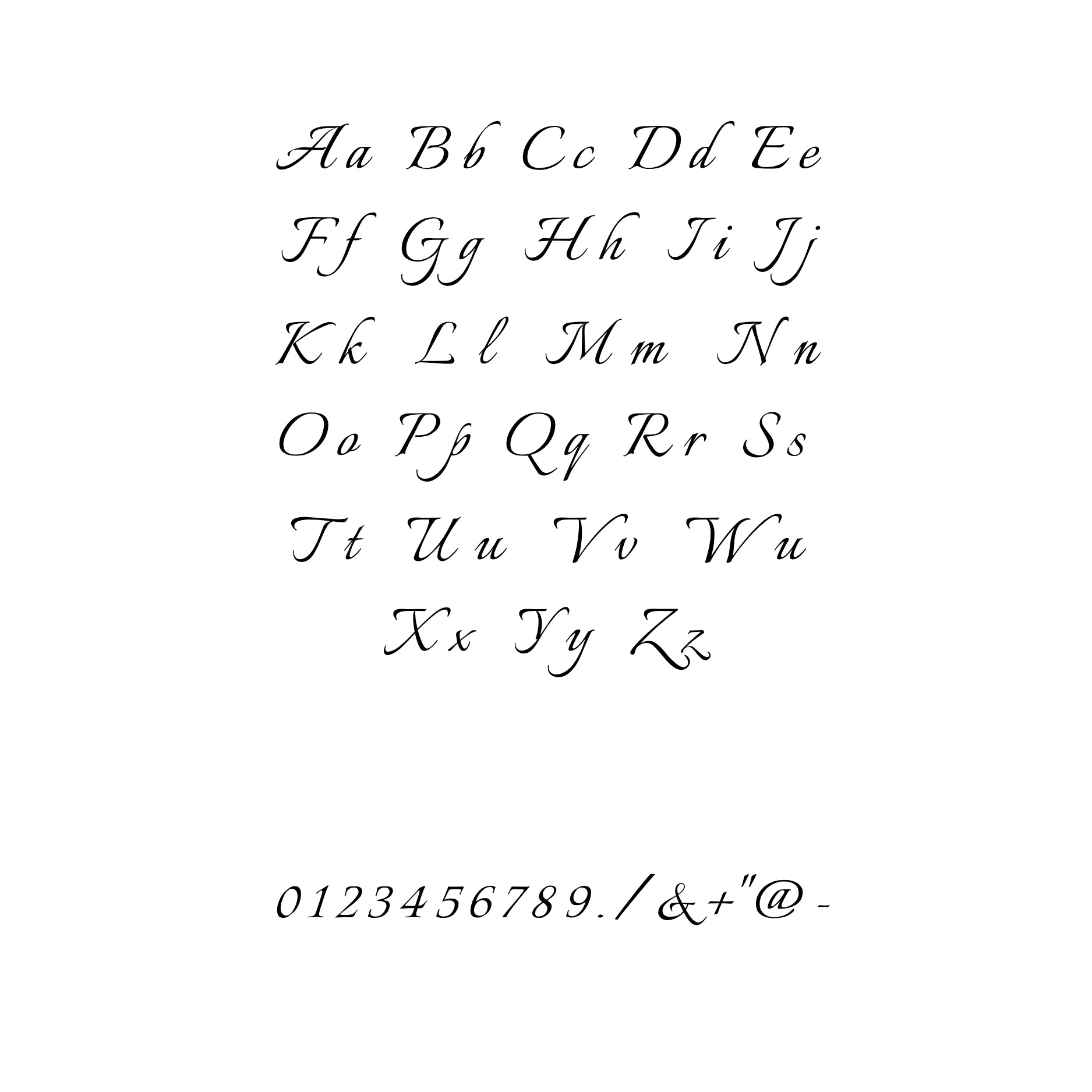 Italiano Letters
