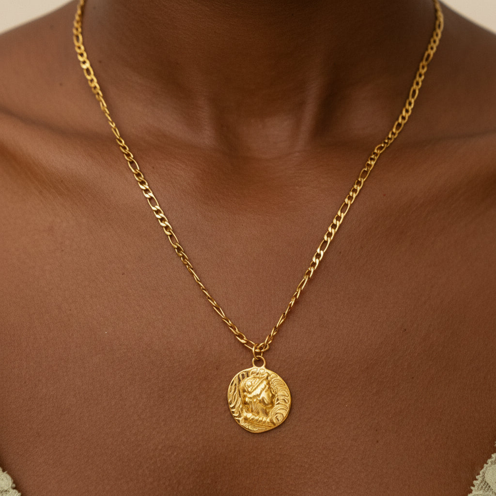 Roman Coin Necklace