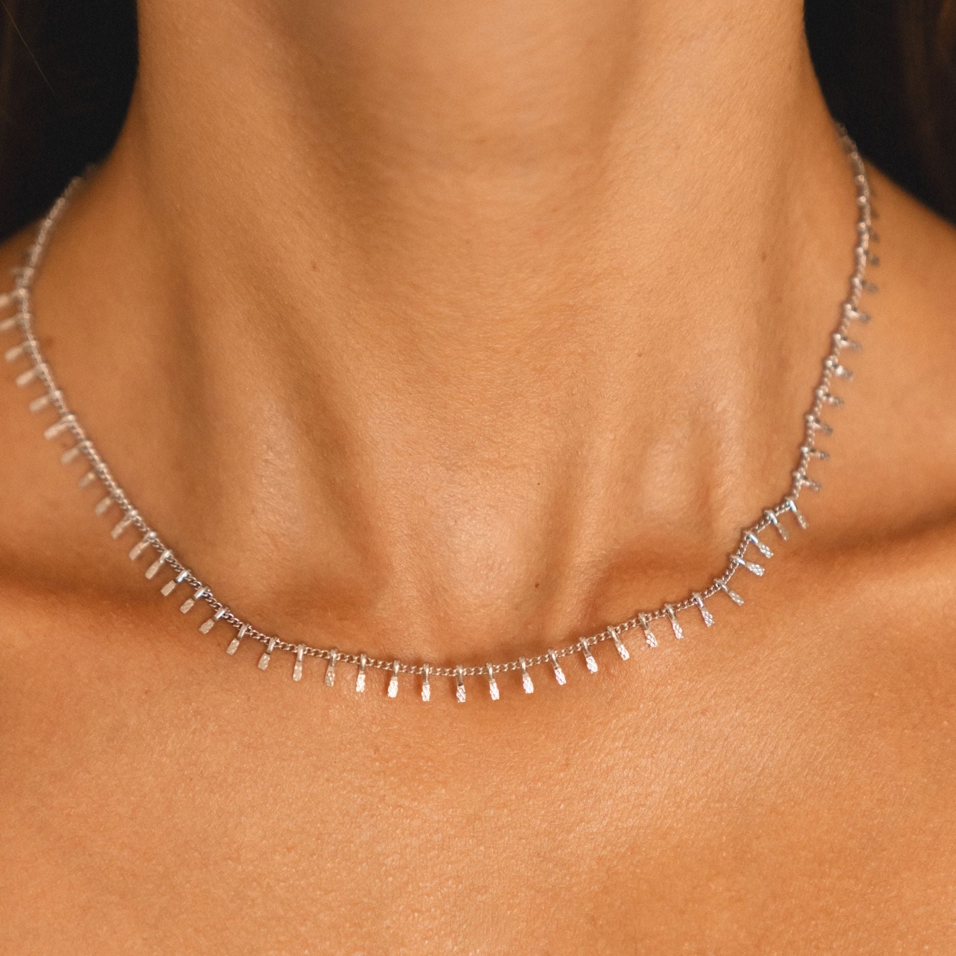 Silver Antigua Choker