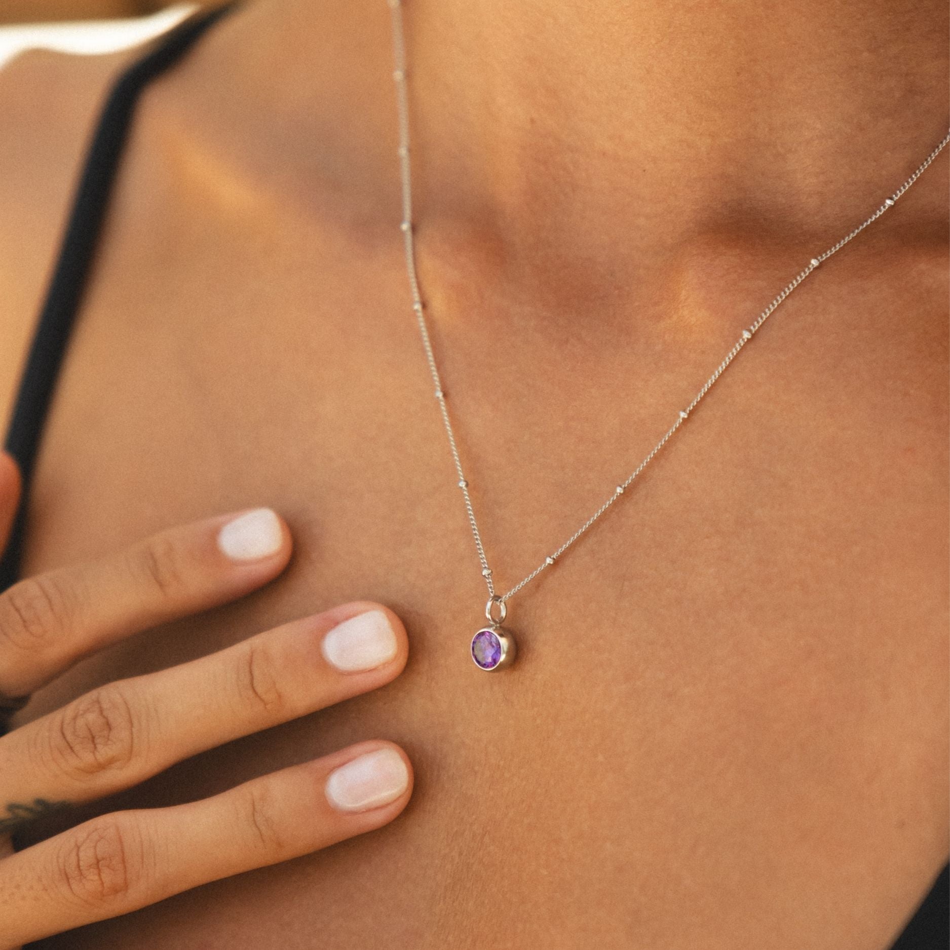 Silver Birthday Necklace