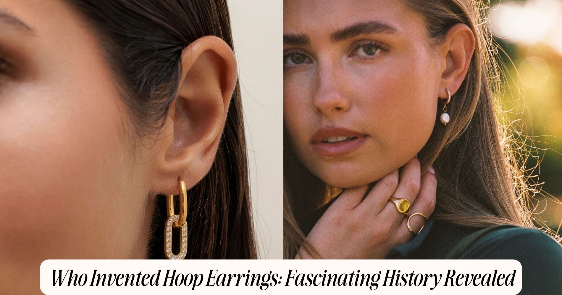 who invented hoop earrings