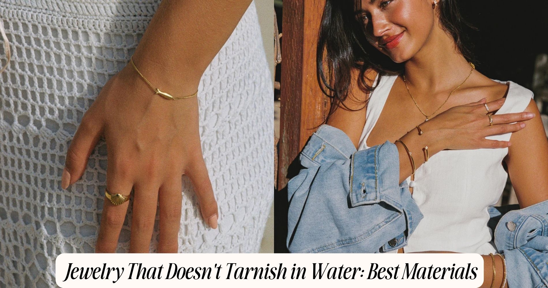 jewelry that doesn't tarnish in water