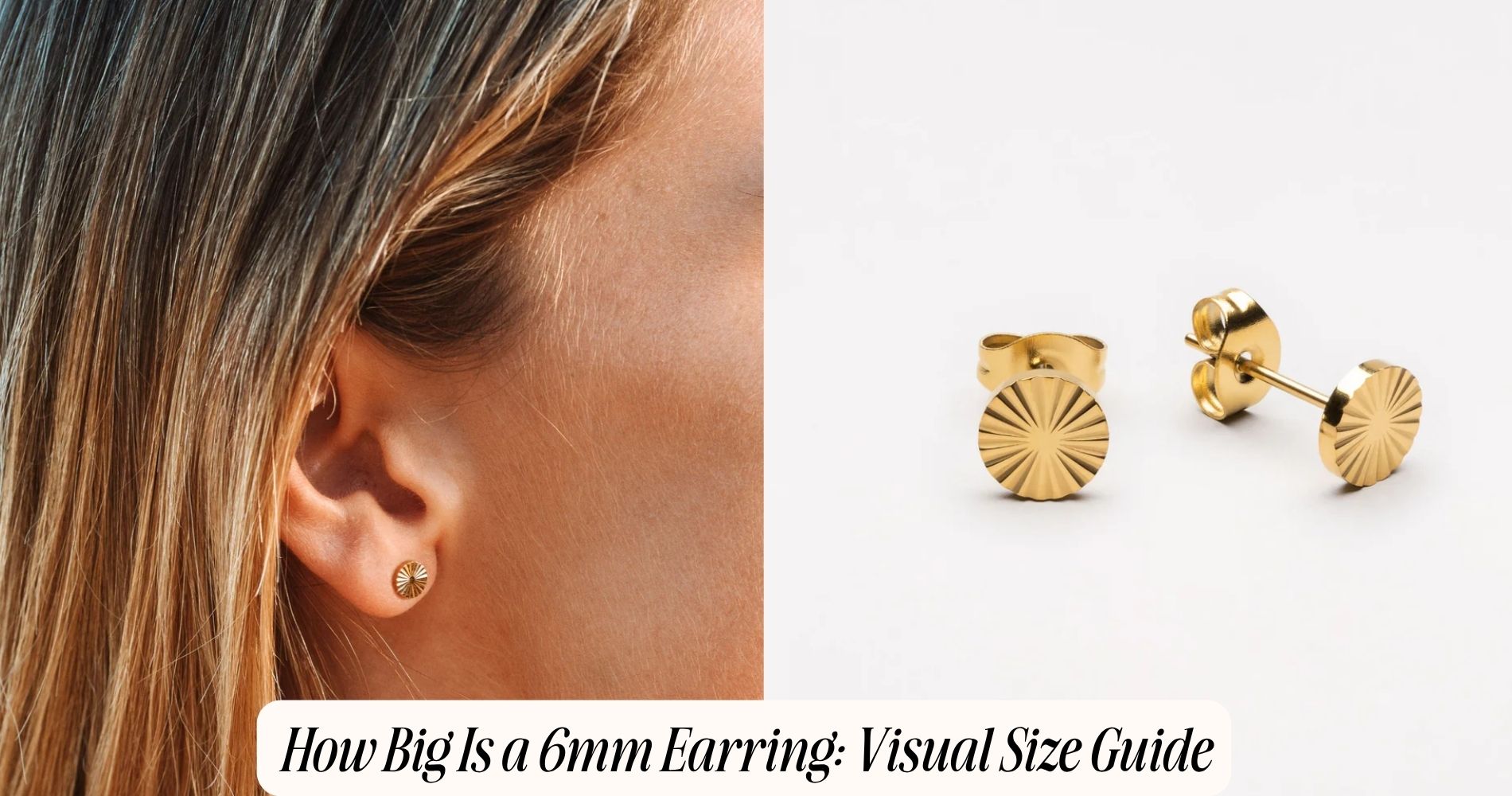 how big is a 6mm earring