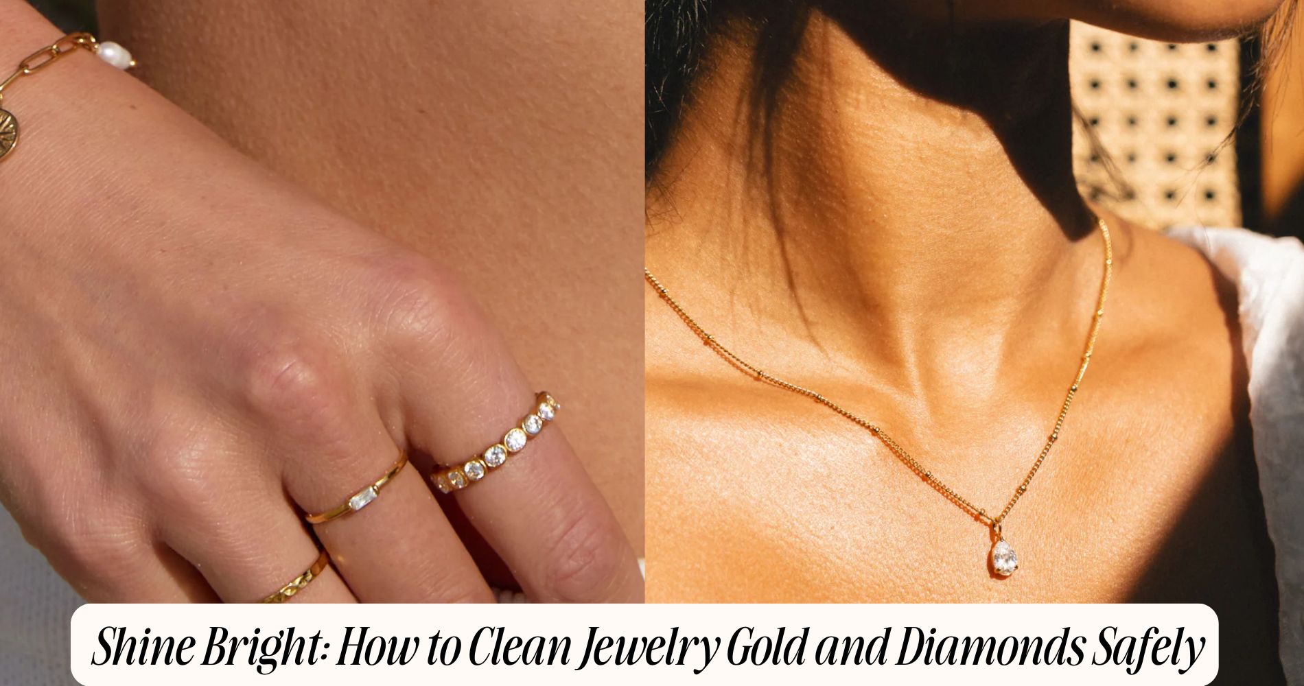 how to clean jewelry gold and diamonds​