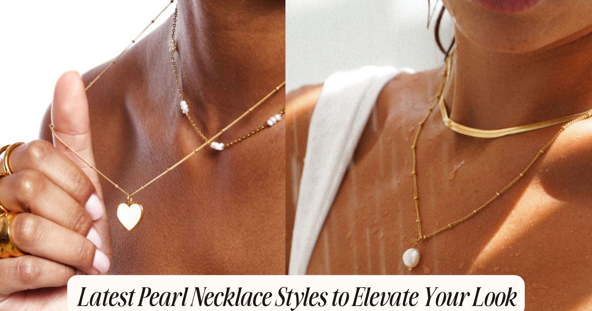 pearl necklace styles