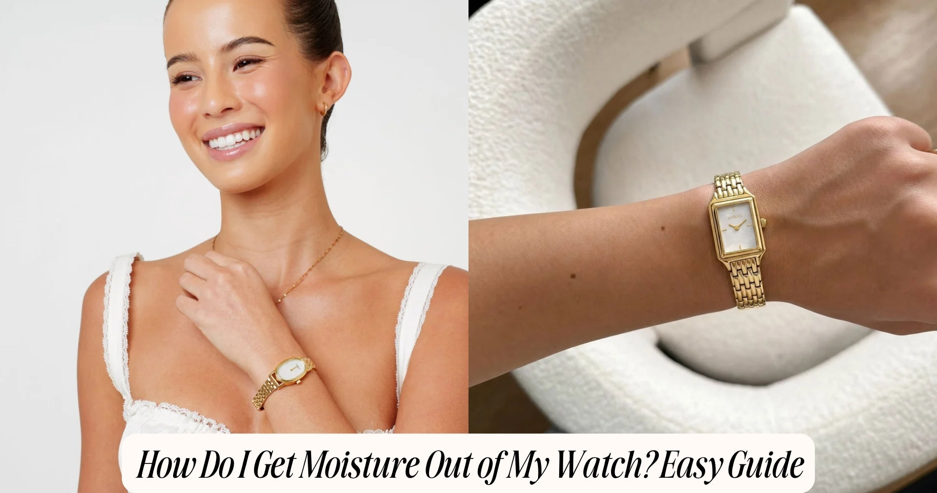 how do i get moisture out of my watch