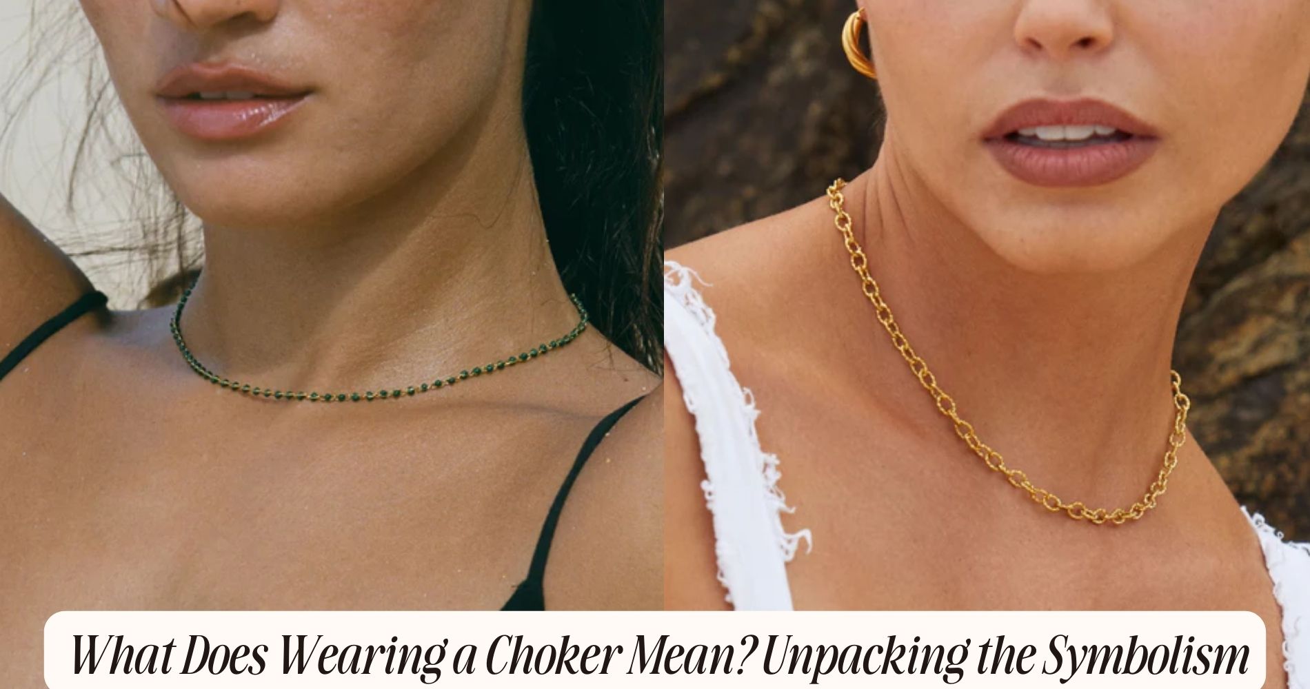 what does wearing a choker mean