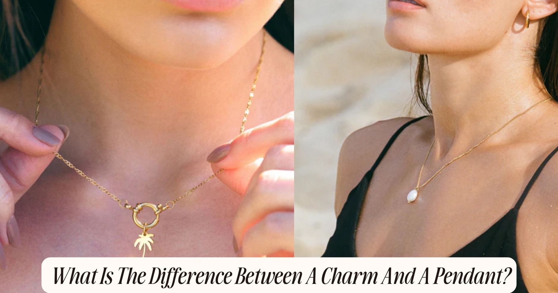 What Is The Difference Between A Charm And A Pendant?