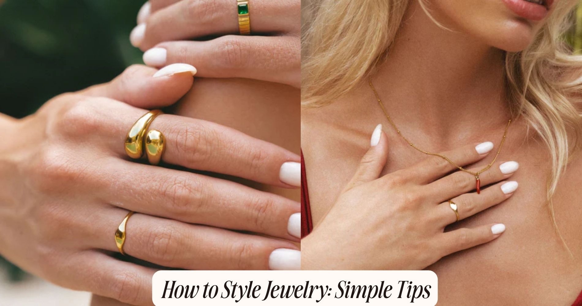 how to style jewelry