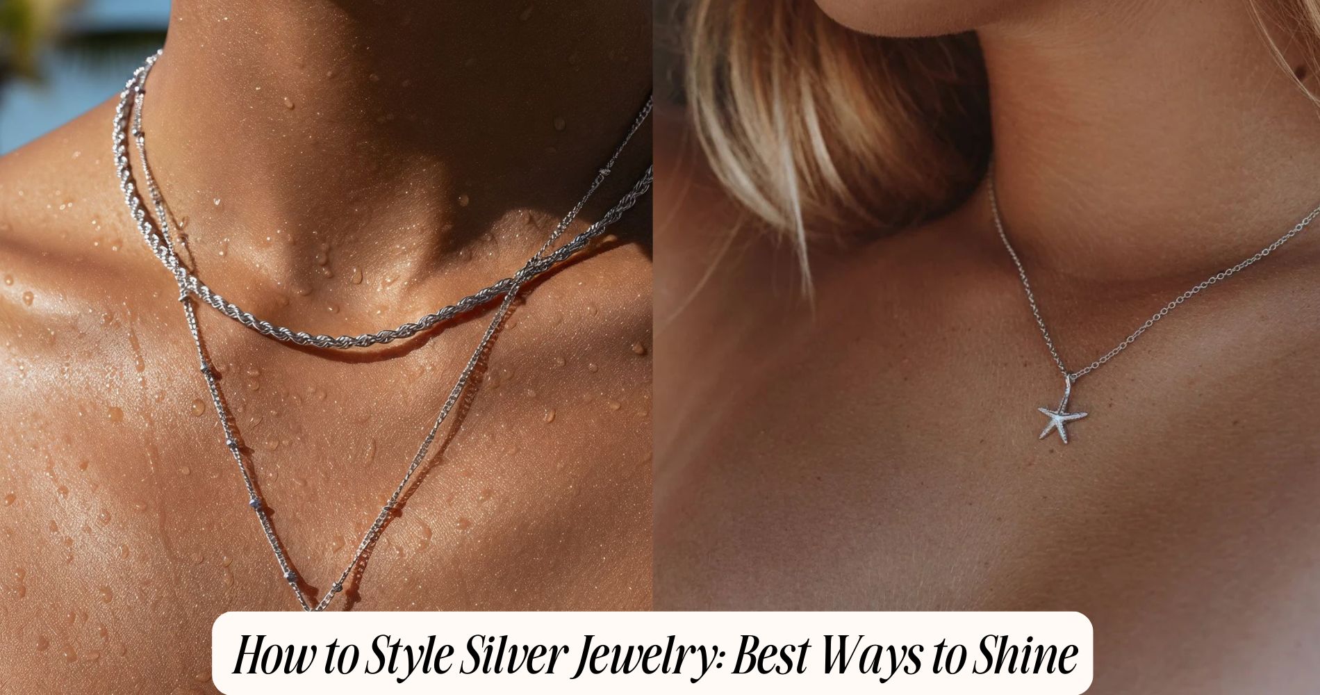 how to style silver jewelry