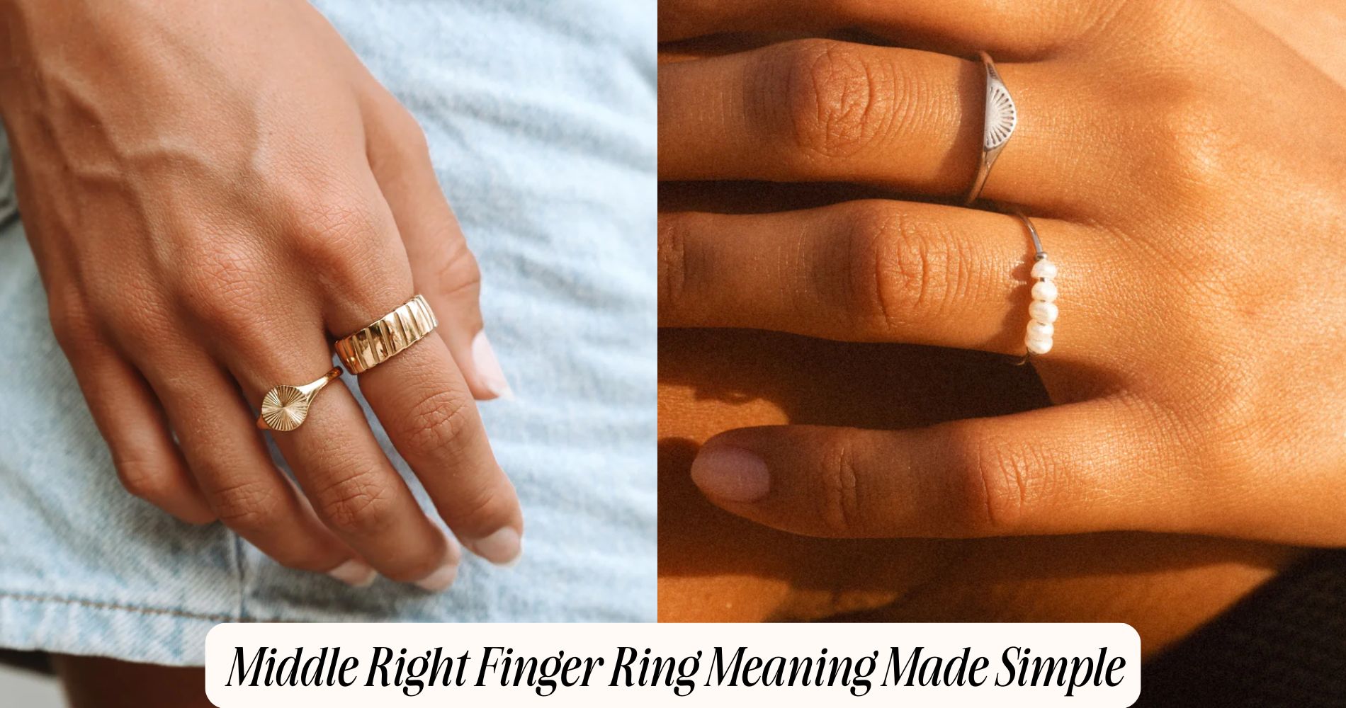 middle right finger ring meaning