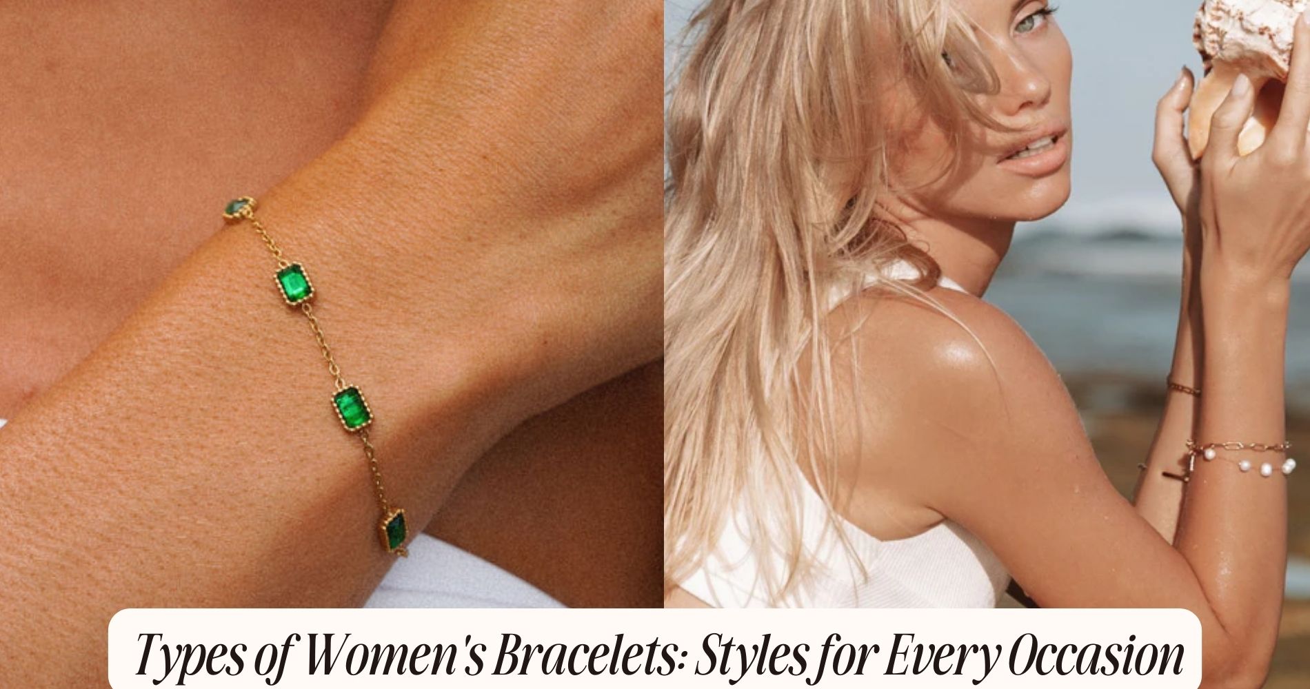 types of women's bracelets