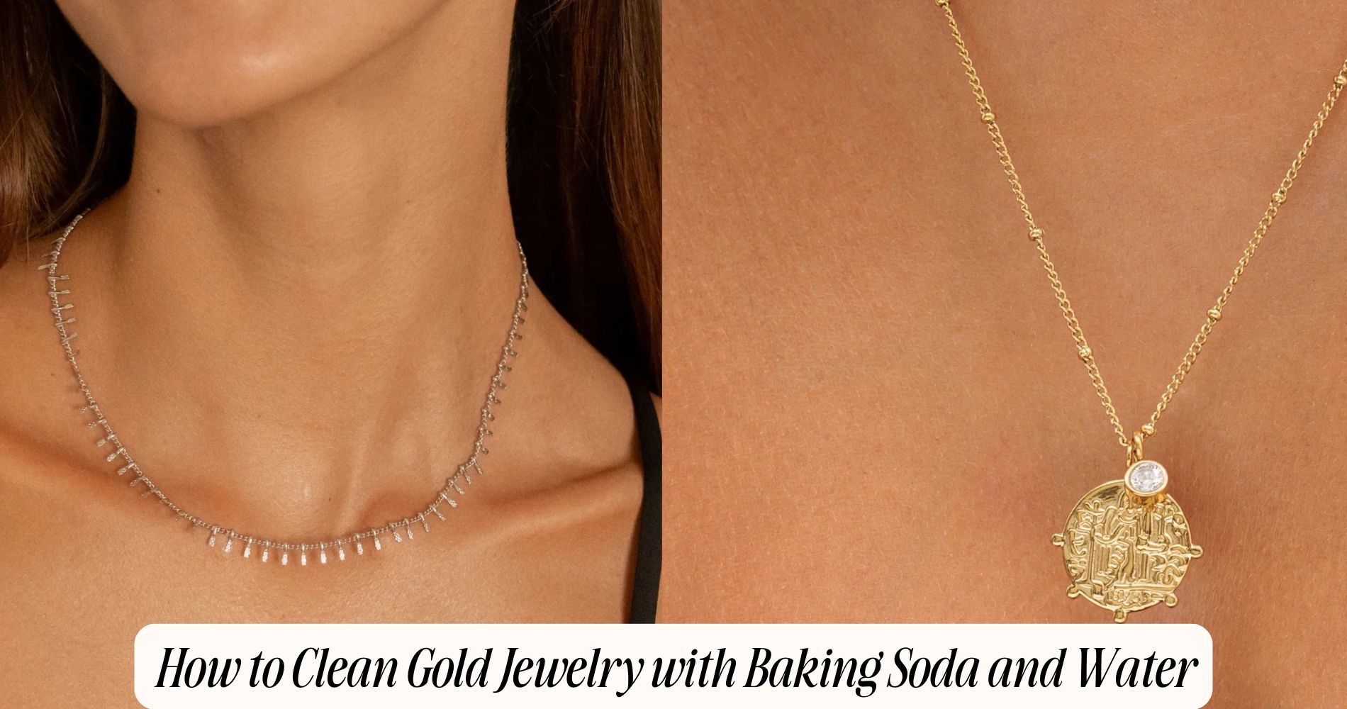 how to clean gold jewelry with baking soda and water