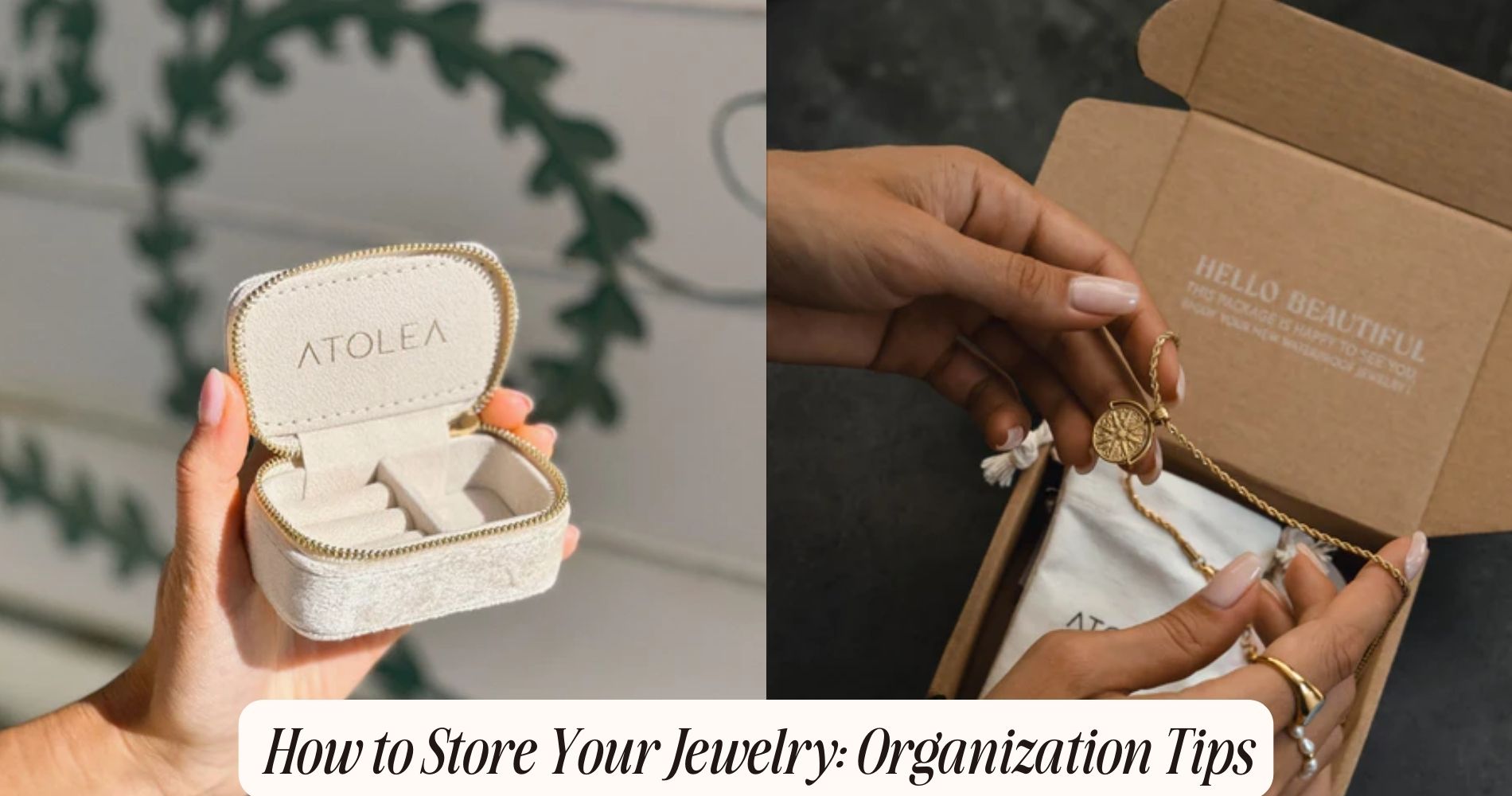 how to store your jewelry tips