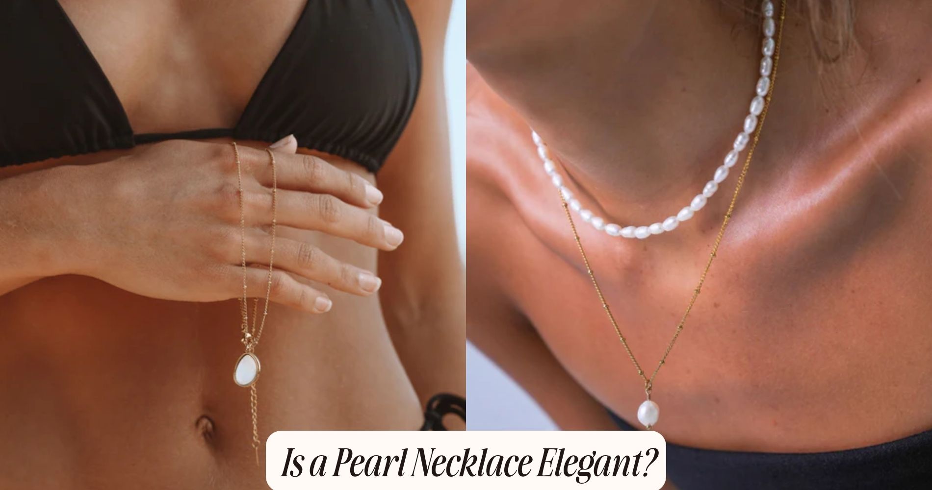 Is a pearl necklace elegant?