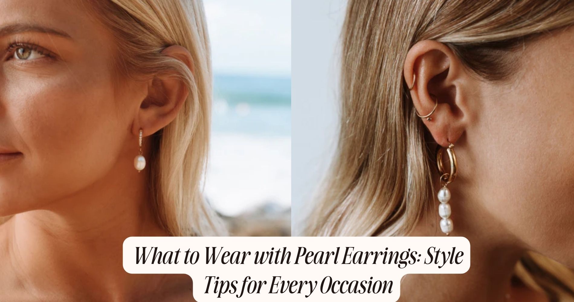 what to wear with pearl earrings