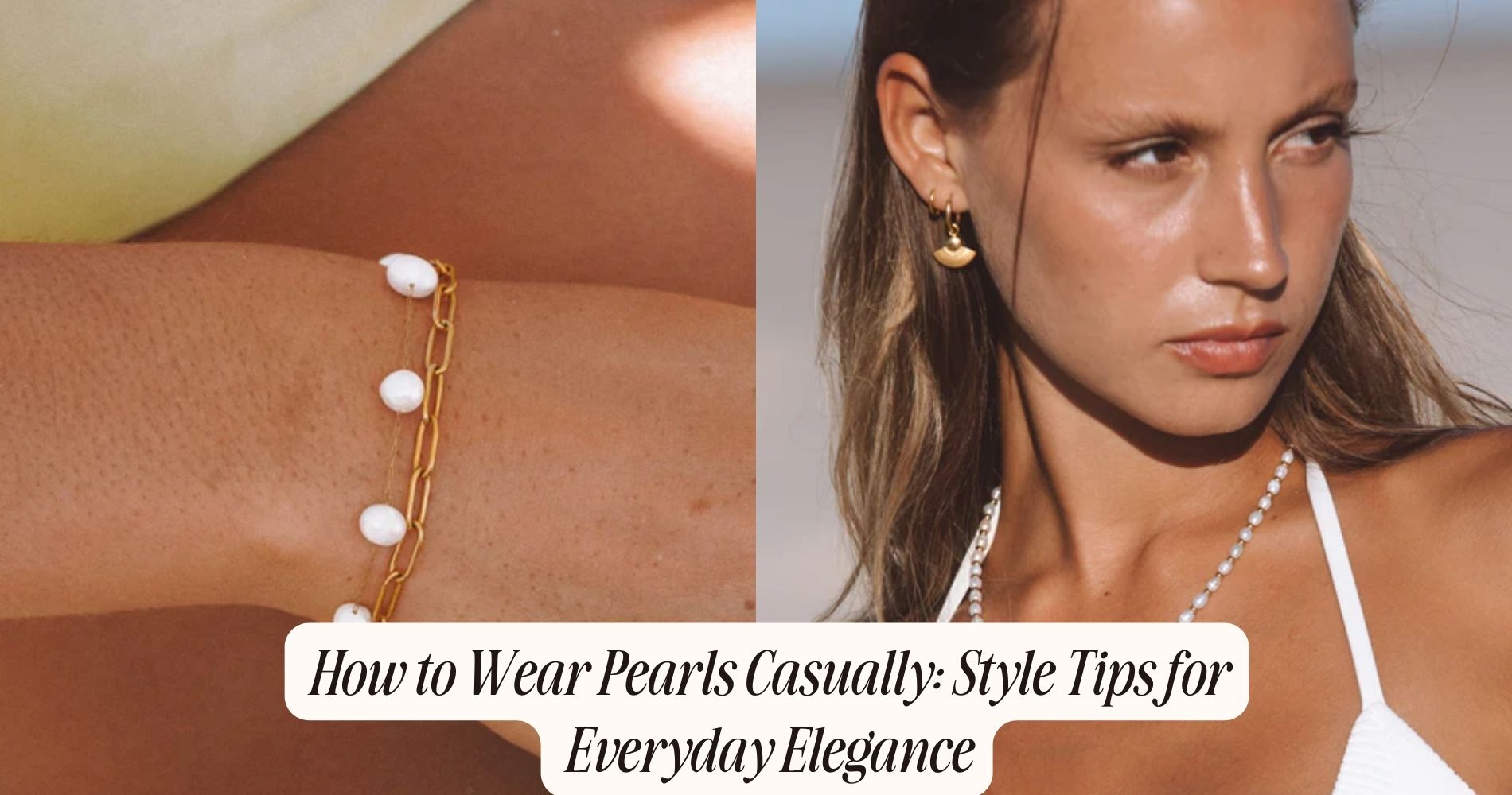 what to wear with pearls casually