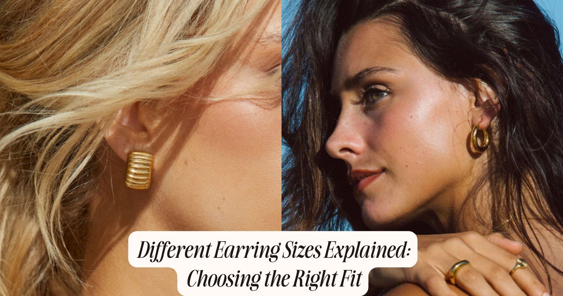 different earring sizes