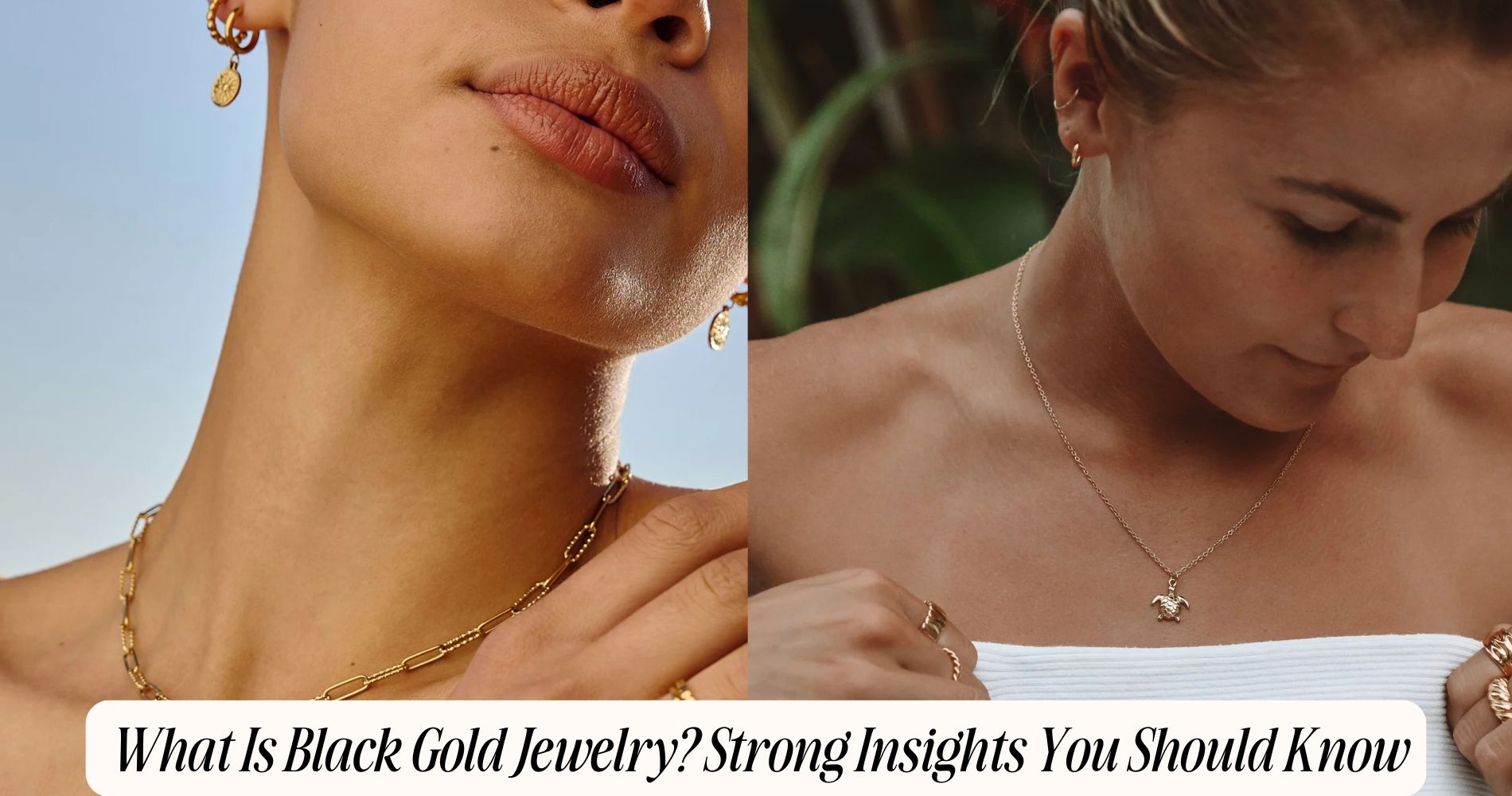 what is black gold jewelry