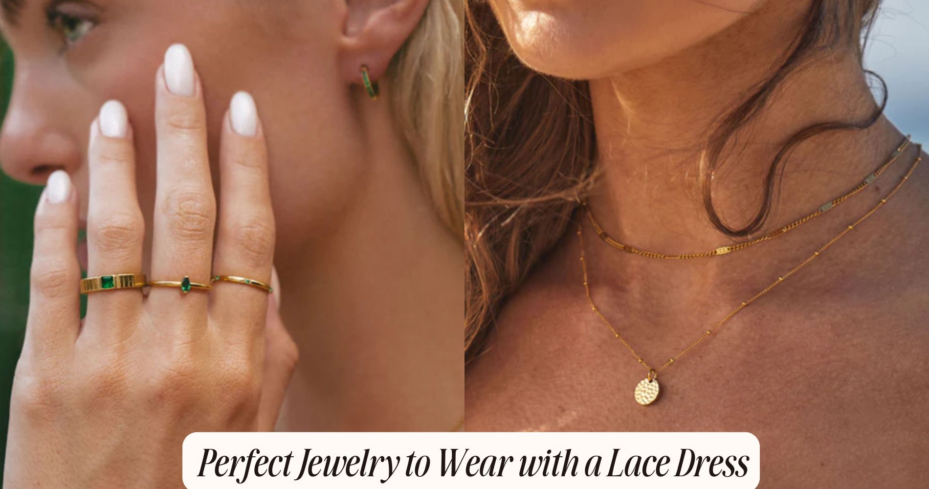 jewelry to wear with lace dress