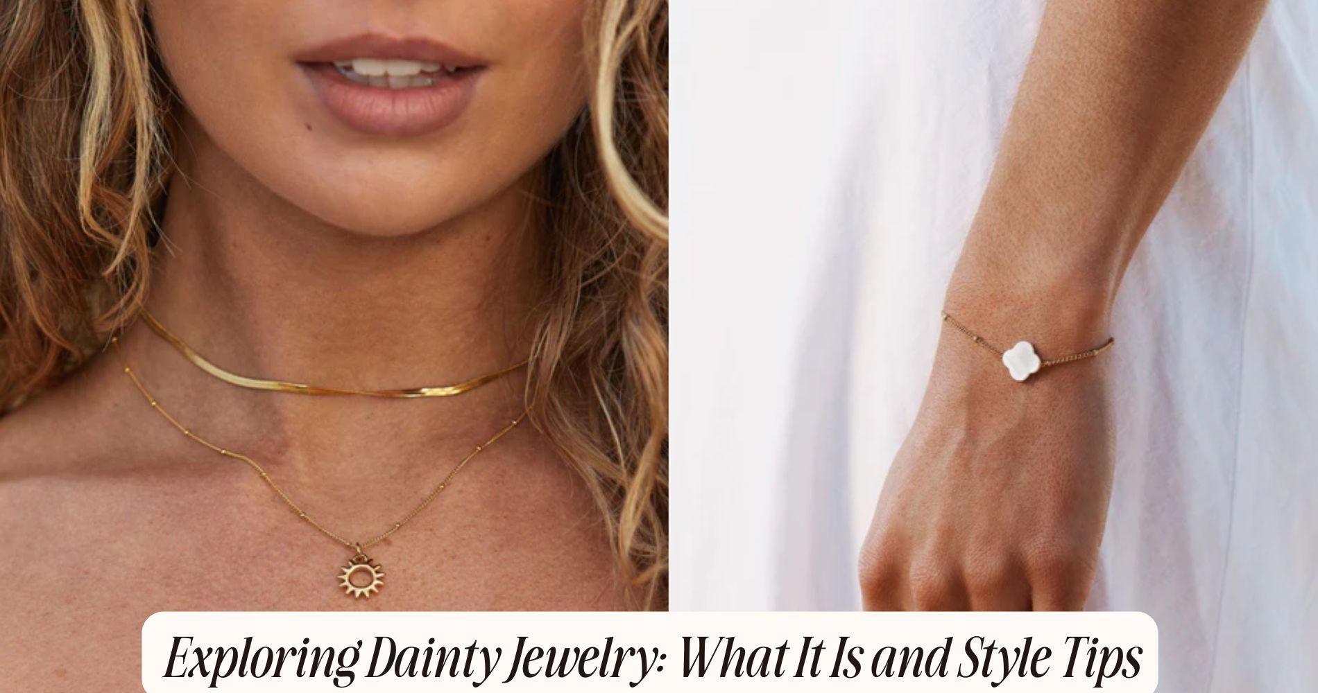 what is dainty jewelry