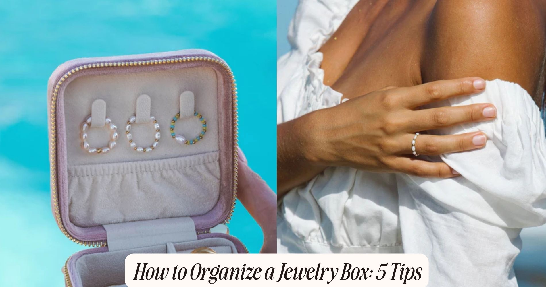 how to organize a jewelry box