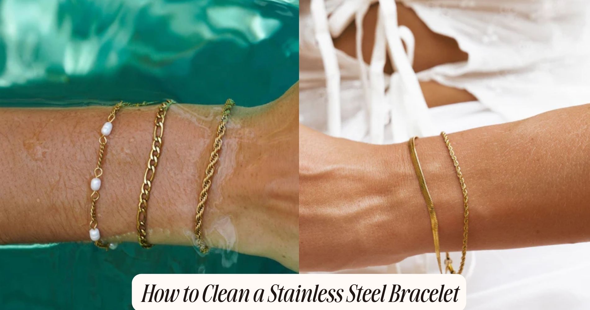 how to clean a stainless steel bracelet