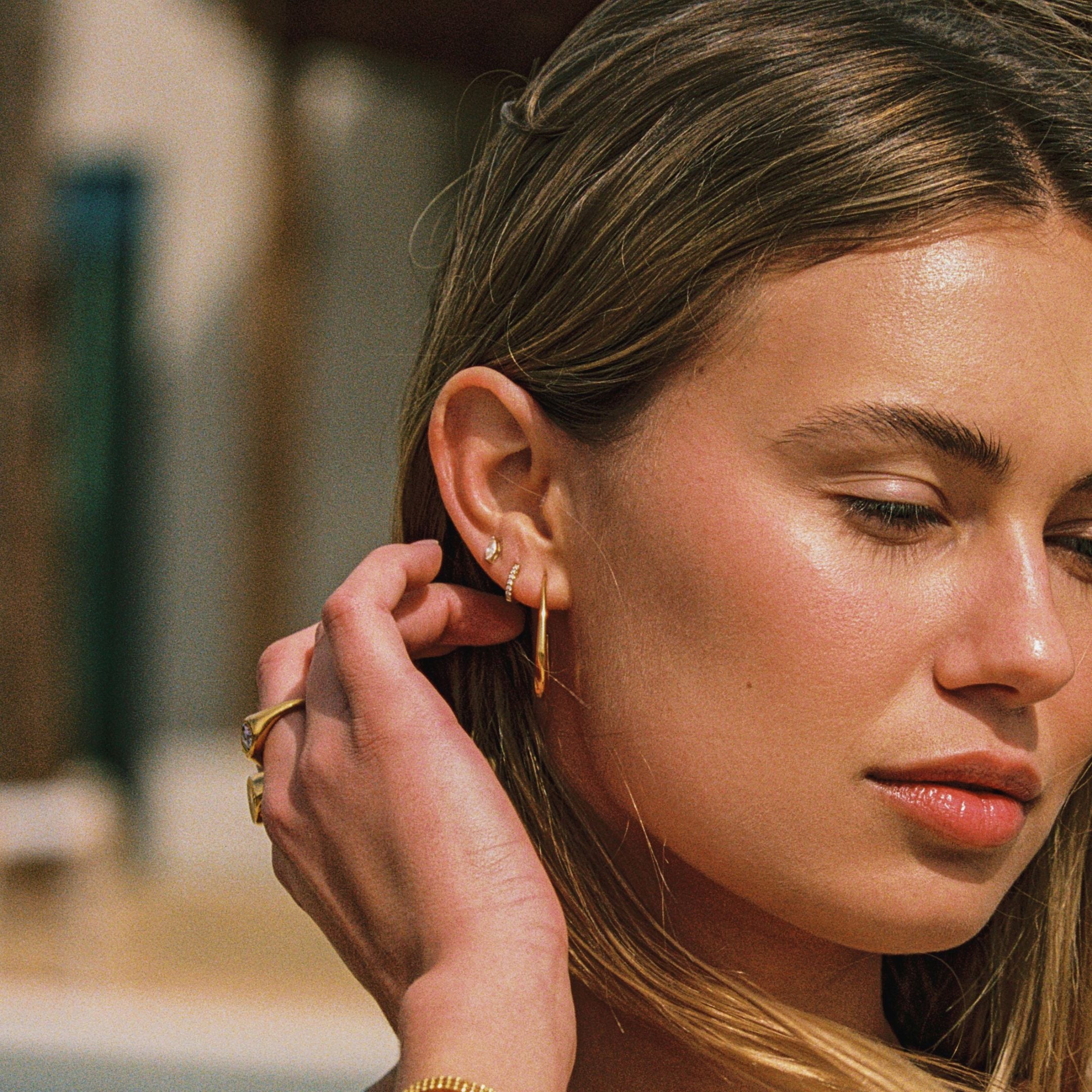Big Oval Hoops