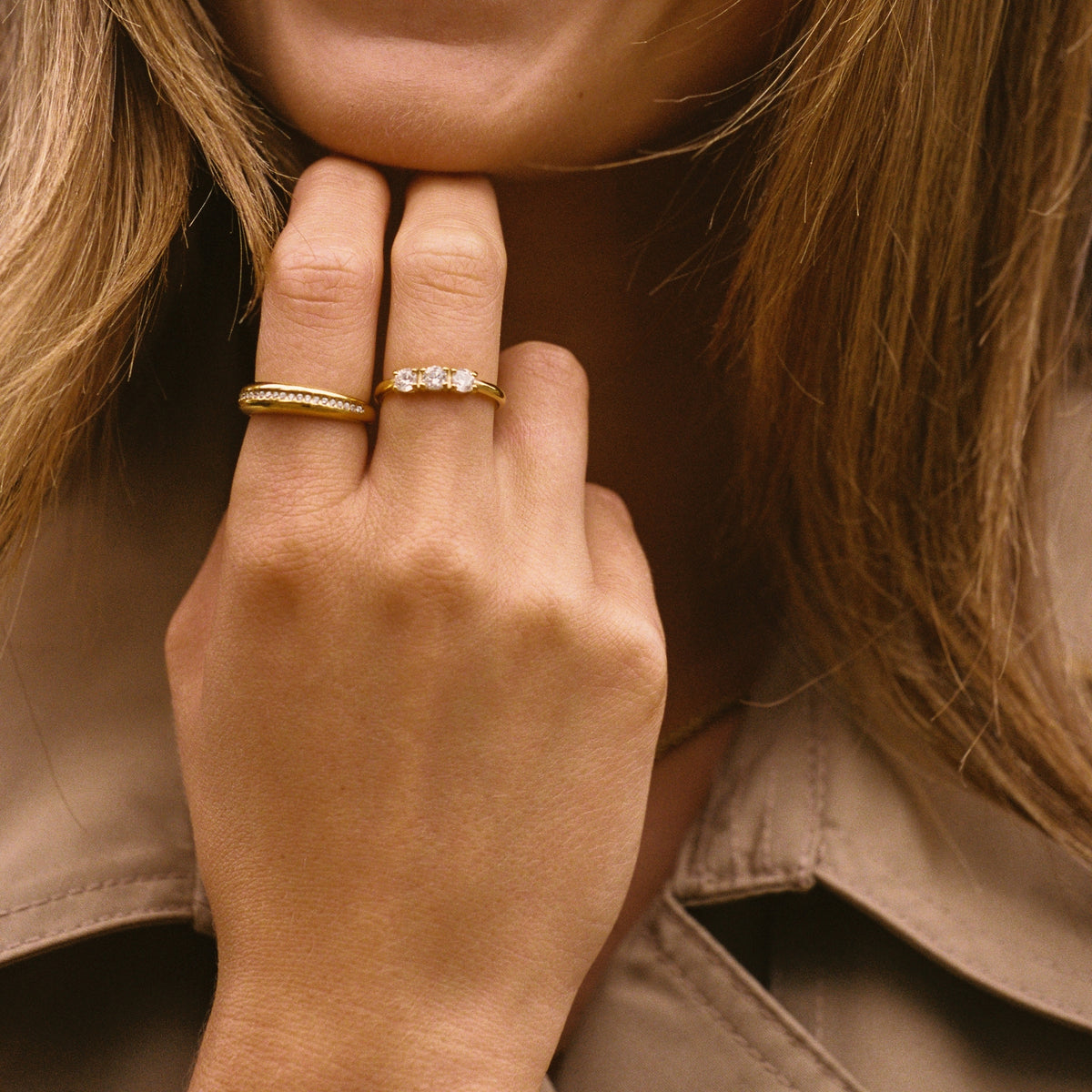 Crystal Band Ring