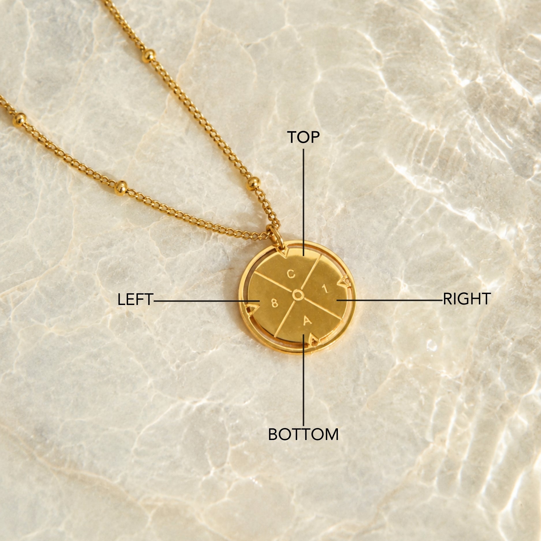 Direction Guide Necklace