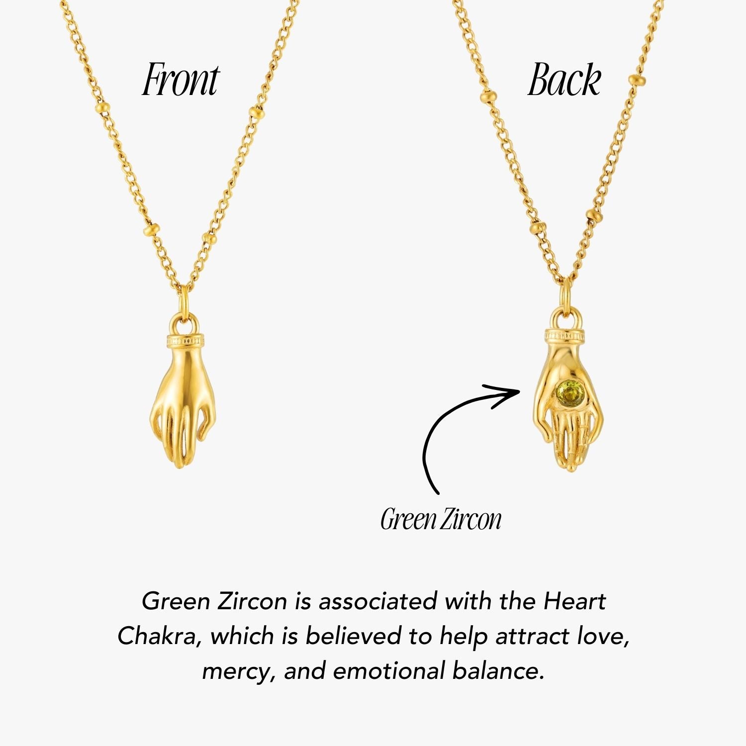Guardian Hand Necklace Product Guide